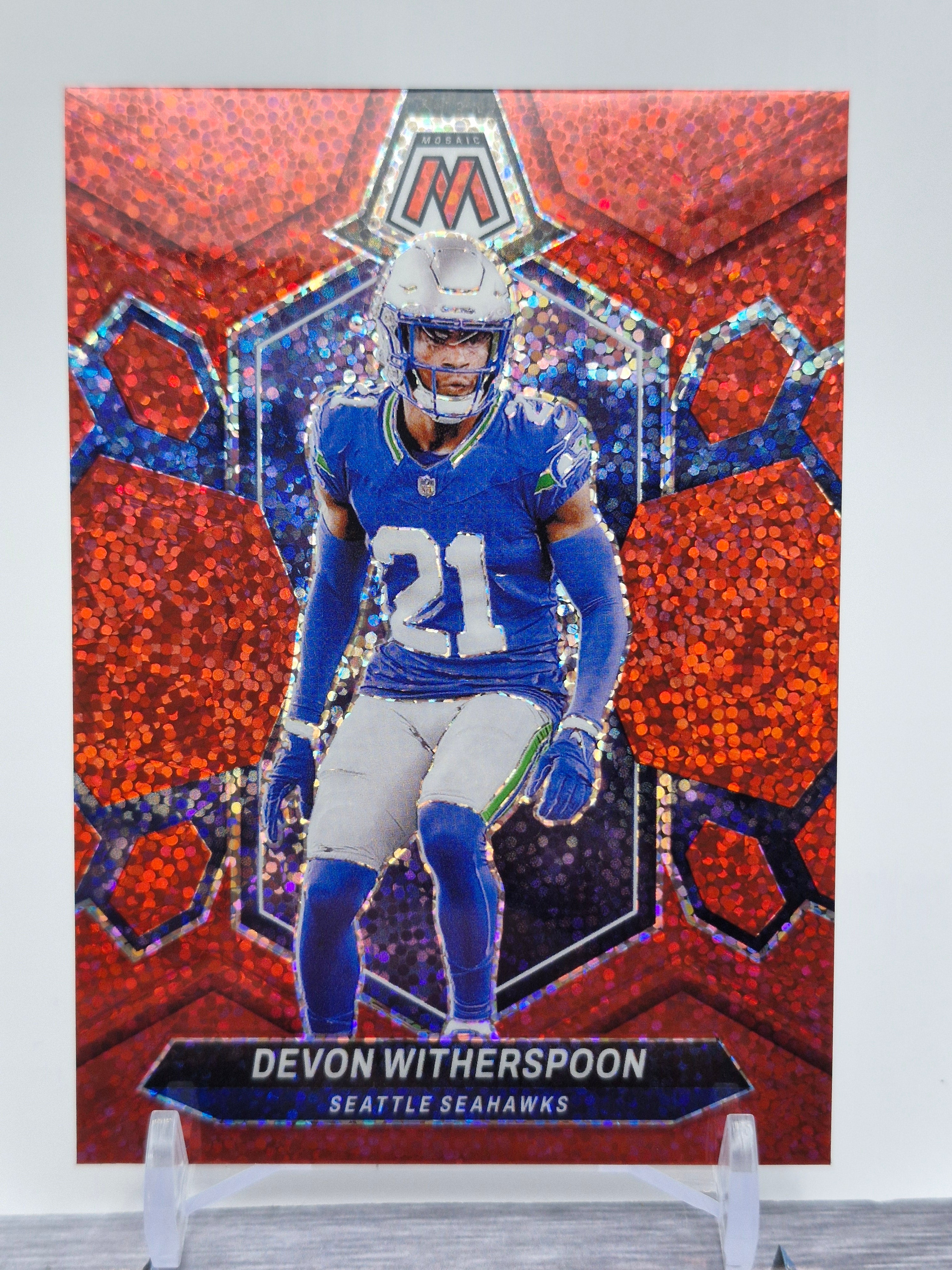 2024 Panini Mosaic #202 Devon Witherspoon Mosaic