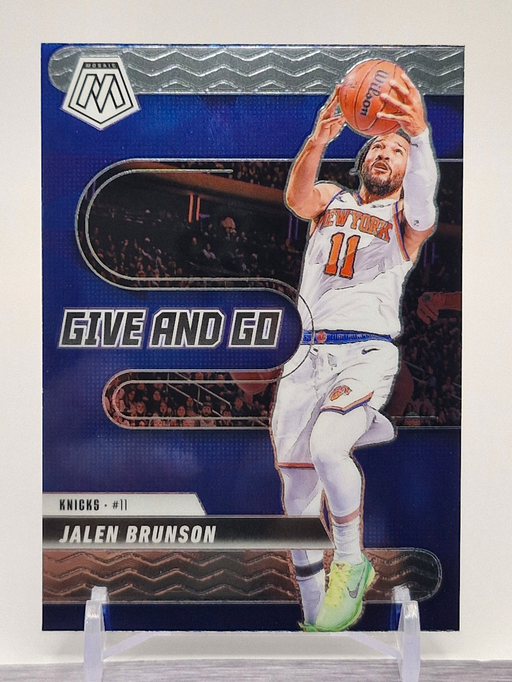 2024-25 Panini Mosaic #11 Jalen Brunson Give and Go Mosaic
