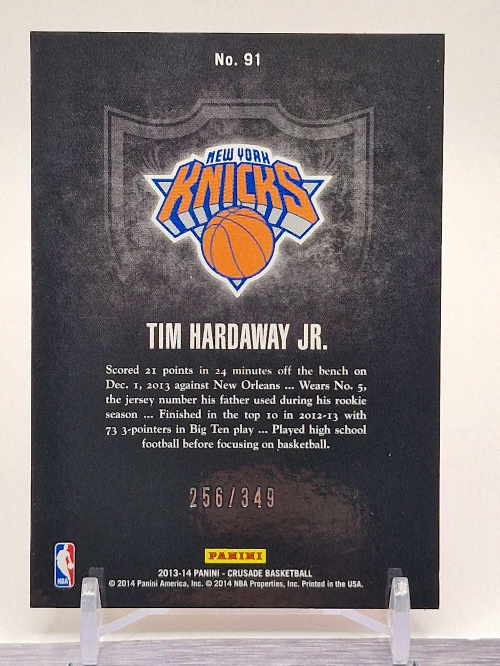 2013-14 Panini Crusade #91 Tim Hardaway Jr. Crusade Red #/349