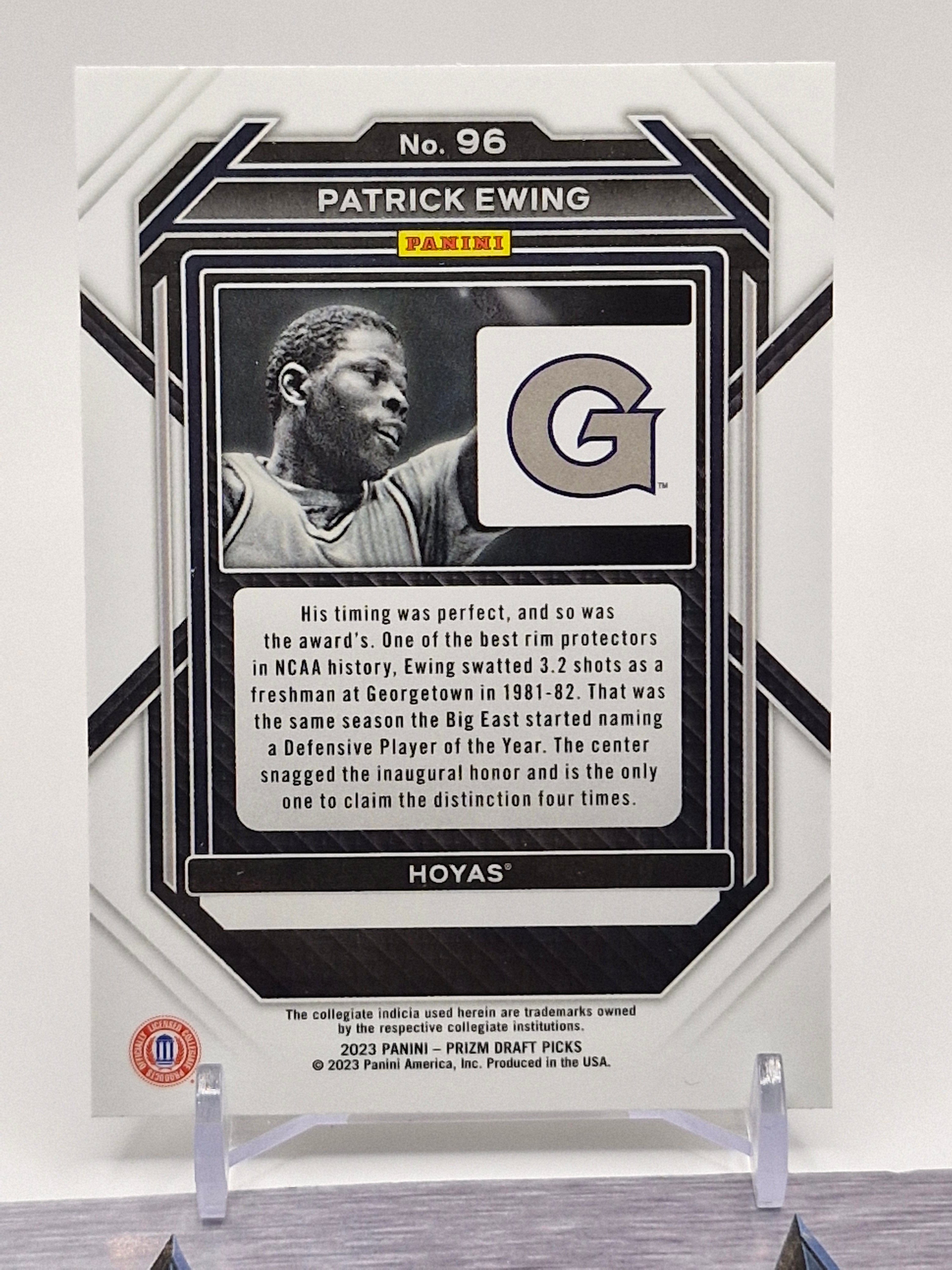 2023 Panini Prizm Draft Picks #96 Patrick Ewing Red #/299