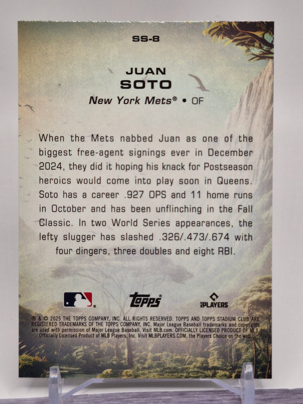 2025 Stadium Club #SS-8 Juan Soto Savage Sluggers