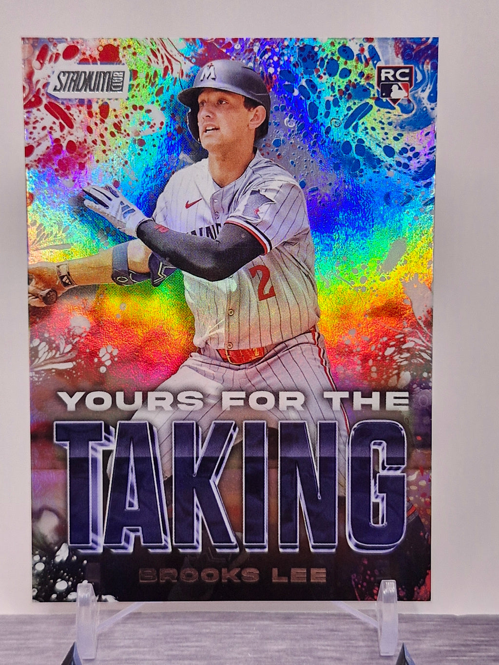 2025 Stadium Club #YK-9 Brooks Lee Yours for the Taking Turquoise Foil #/99