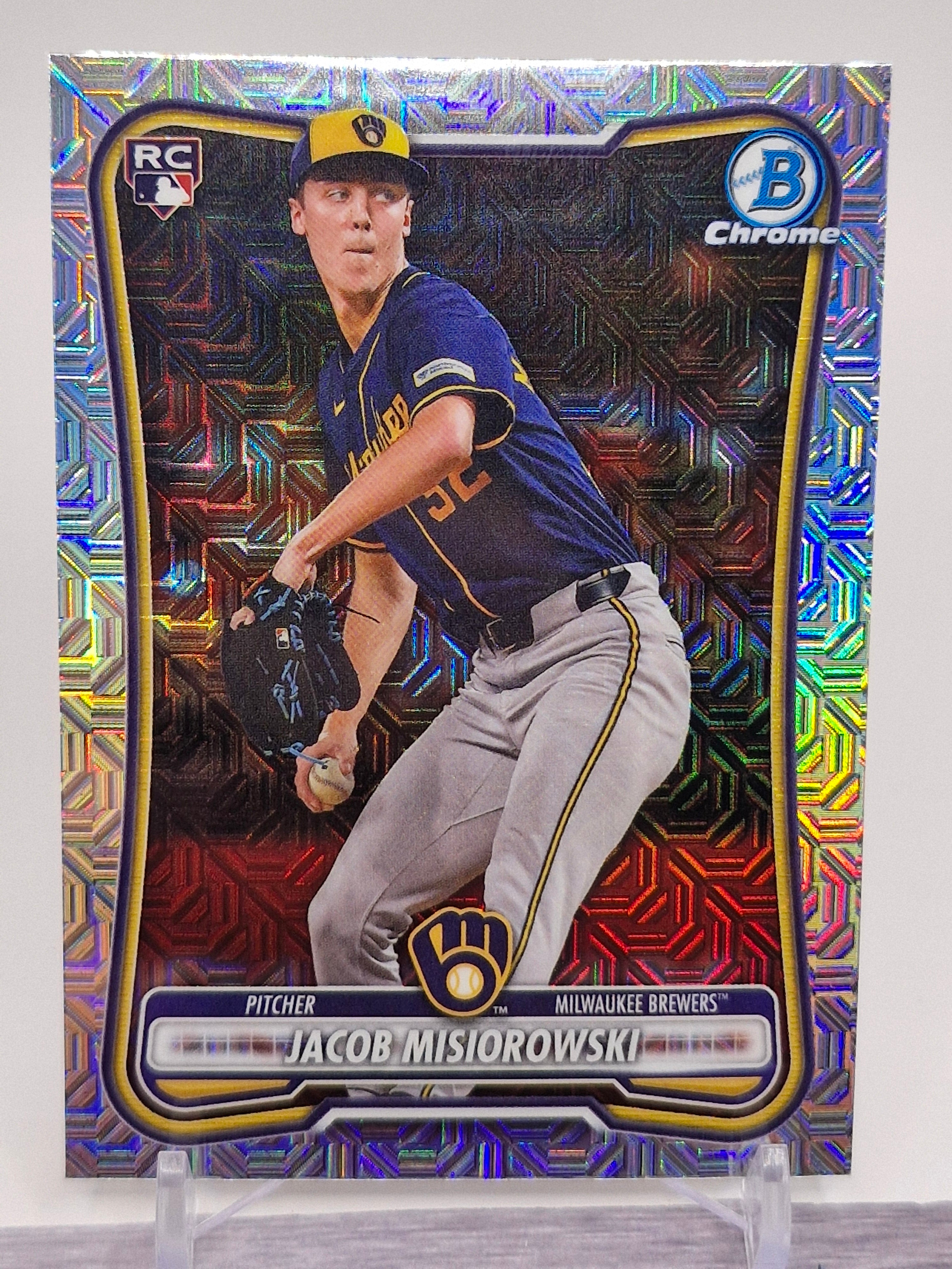 2026 Bowman #35 Jacob Misiorowski Chrome Mojo Refractors