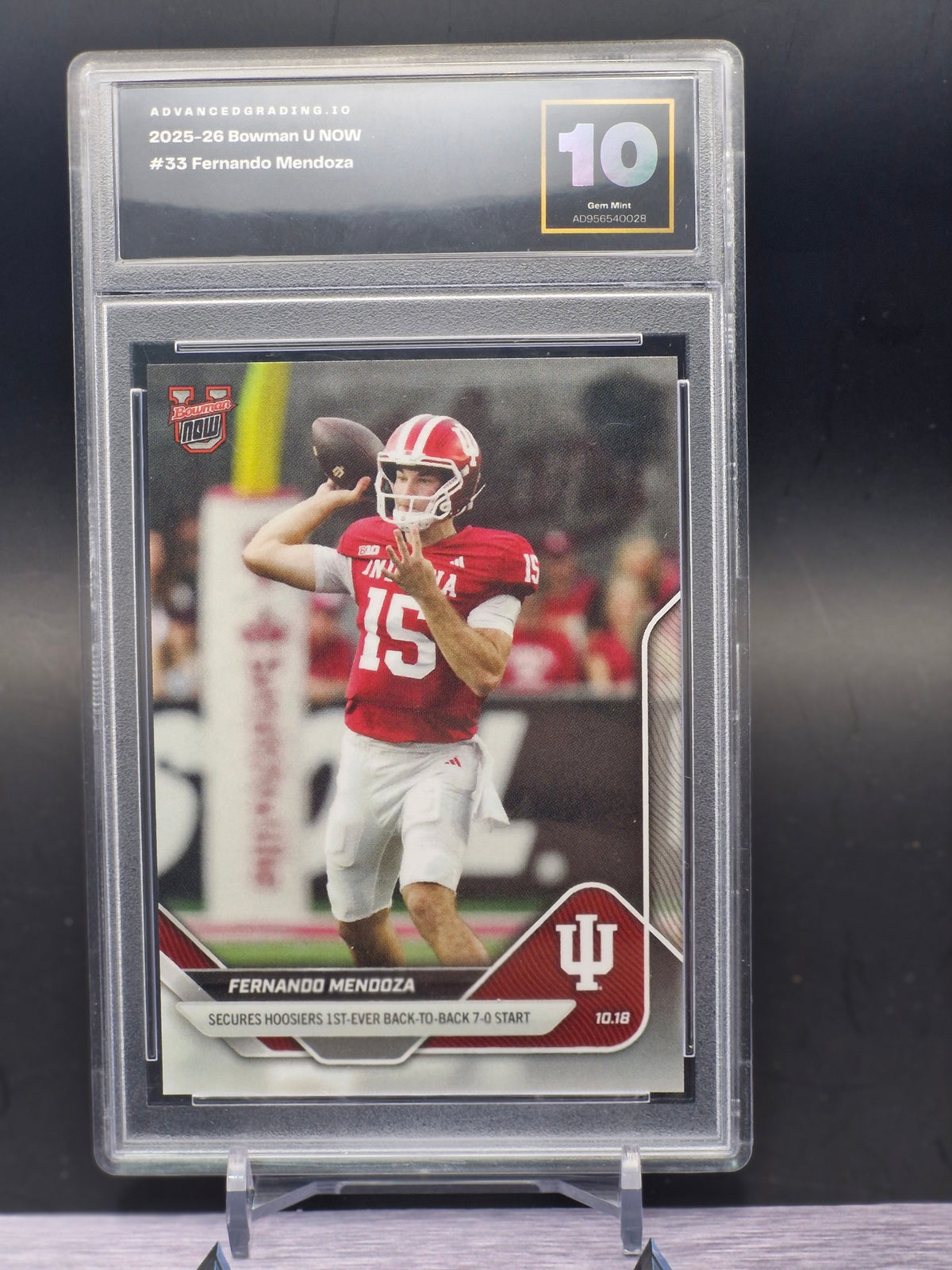 2025-26 Bowman U Now #33 Fernando Mendoza