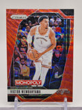 2024-25 Panini Prizm Monopoly #73 Victor Wembanyama Red Prizms