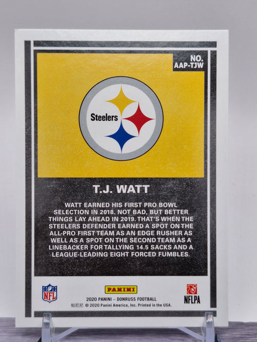 2020 Donruss - Action All-Pros #AAP-TJW T.J. Watt
