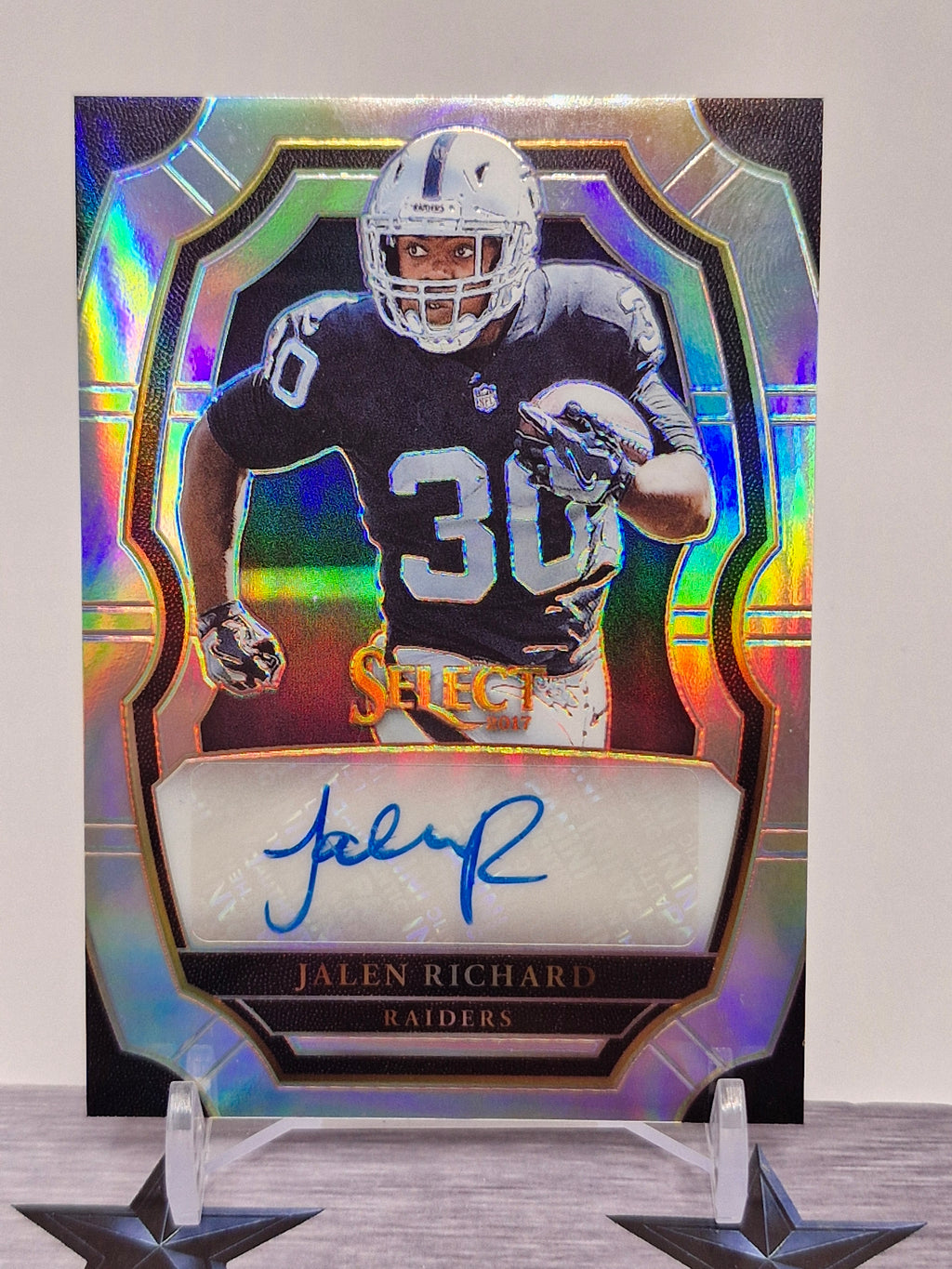 2017 Panini Select #SP-JR Jalen Richard Signatures Prizm #/199
