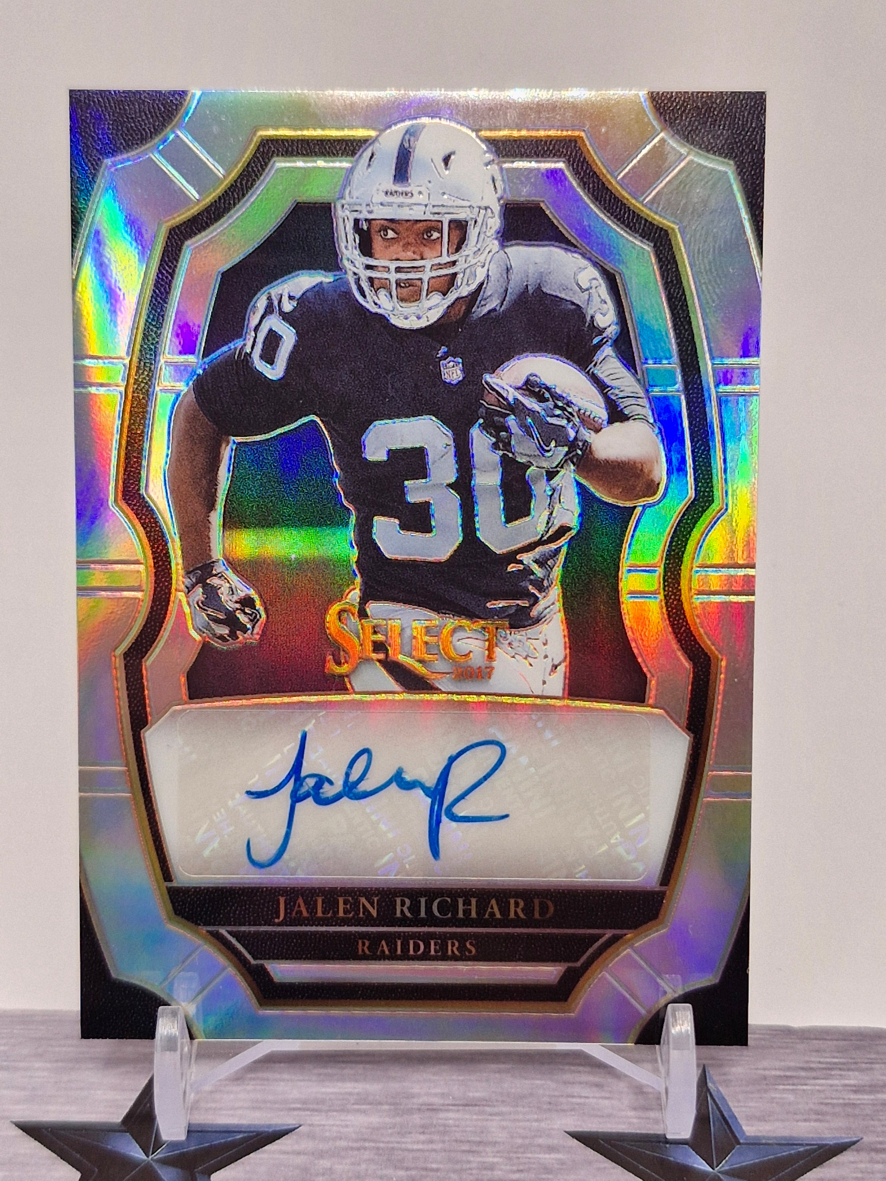 2017 Panini Select #SP-JR Jalen Richard Signatures Prizm #/199