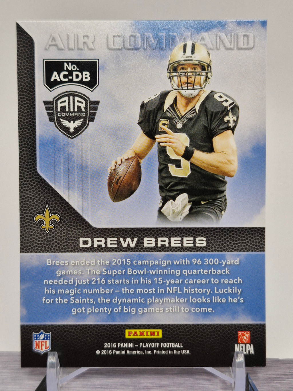 2016 Panini Playoff #AC-DB Drew Brees Air Command