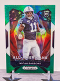 2021 Panini Prizm Draft Picks Collegiate #188 Micah Parsons Green