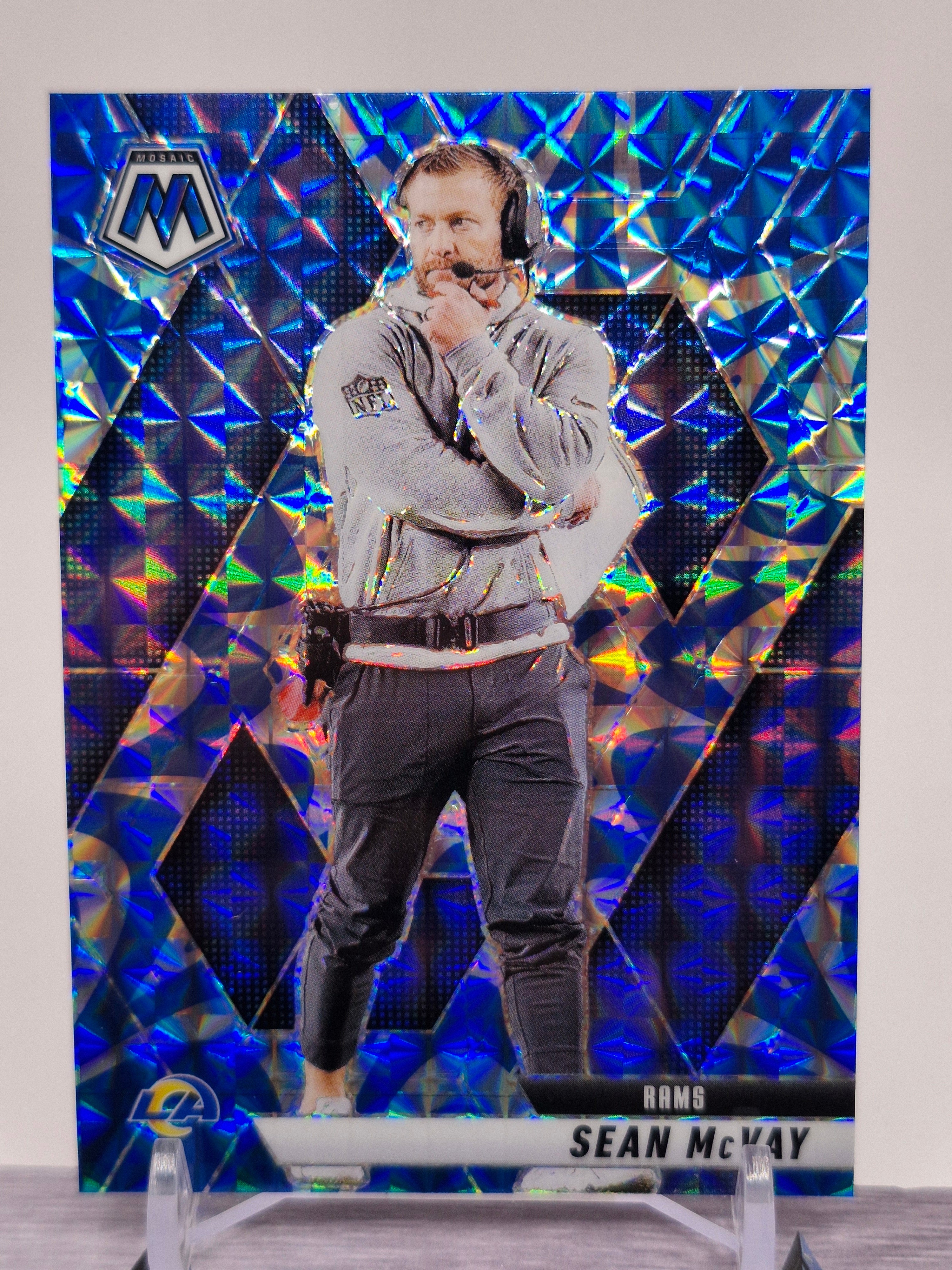 2025 Panini Mosaic #238 Sean McVay Mosaic Green