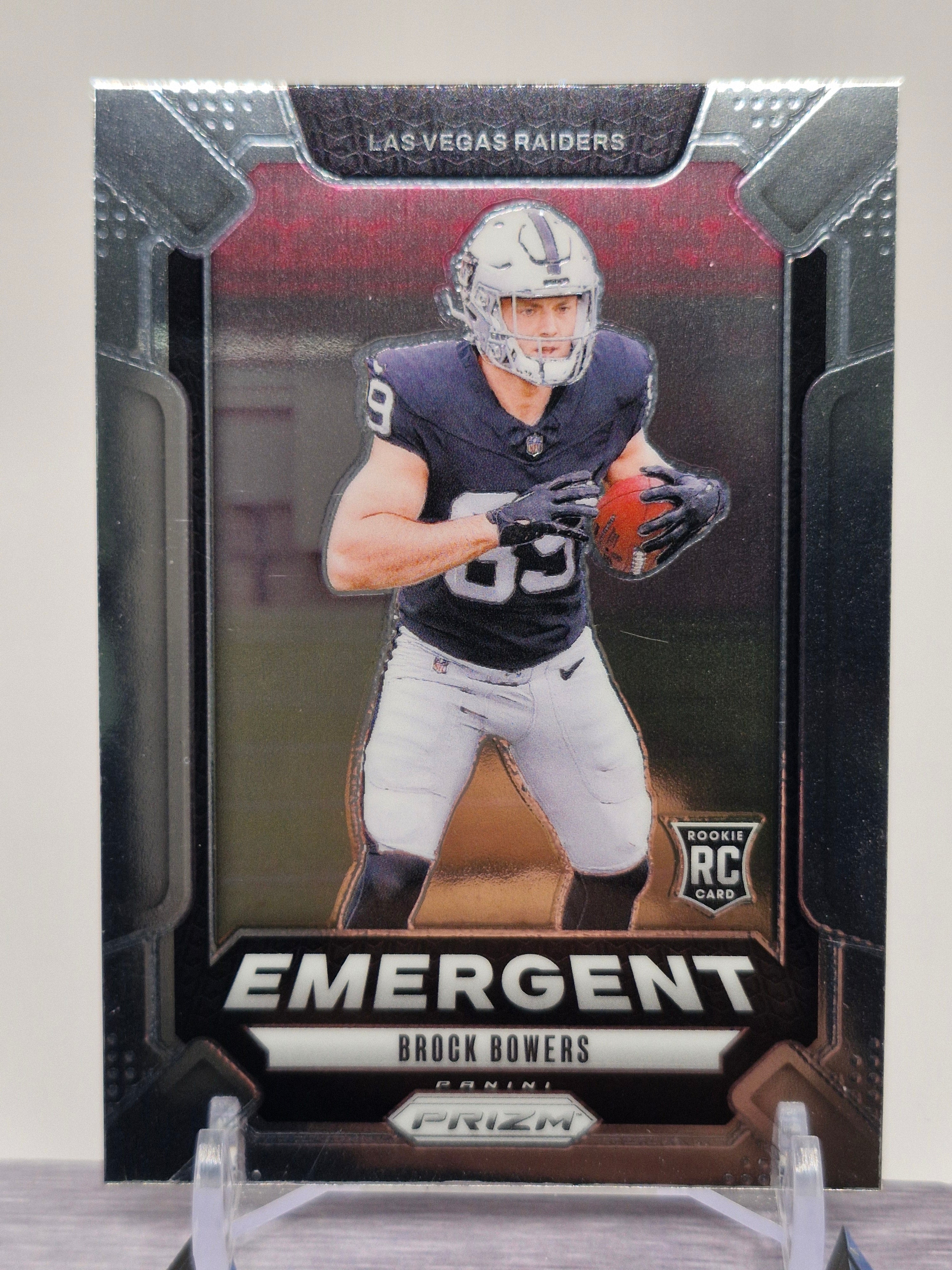 2024 Panini Prizm #8 Brock Bowers Emergent