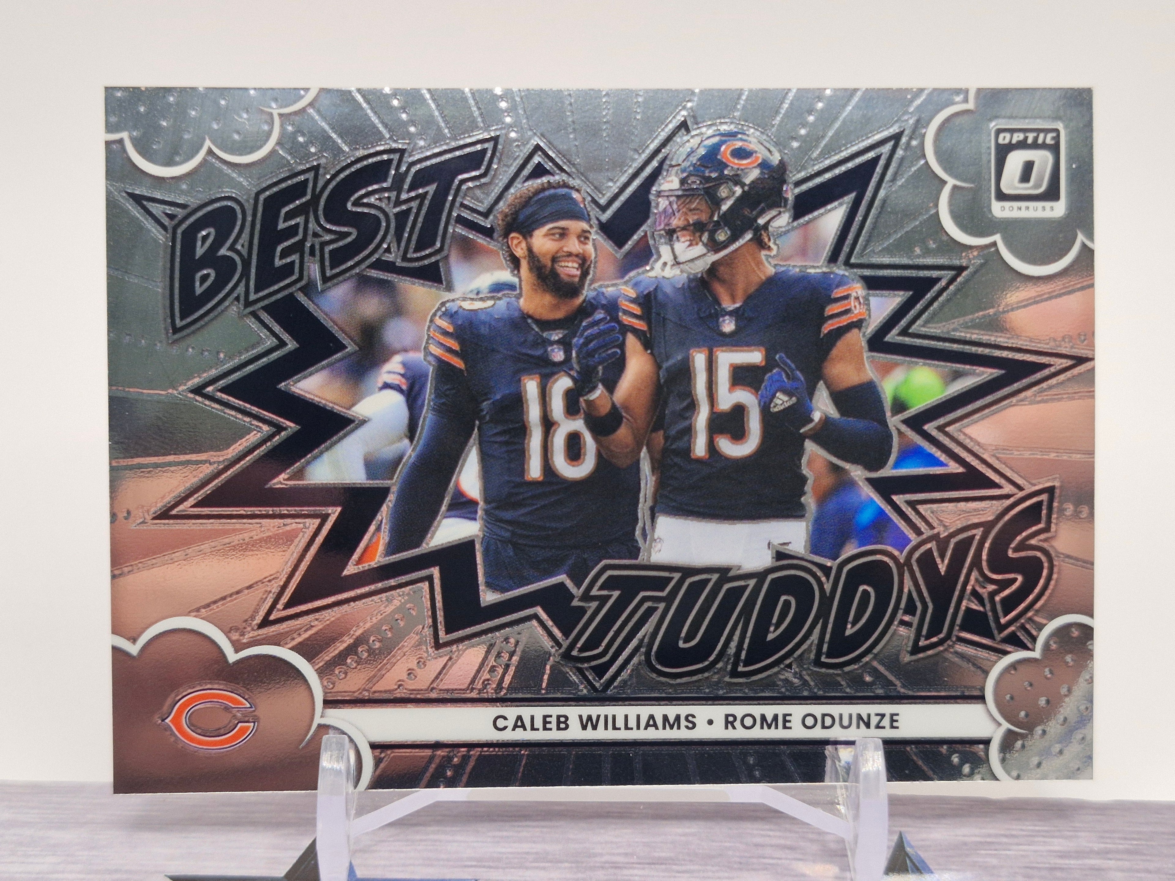 2025 Donruss Optic #8 Caleb Williams/Rome Odunze Best Tuddys