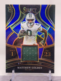 2025 Panini Select #DSM-MGN Matthew Golden Draft Selections Memorabilia