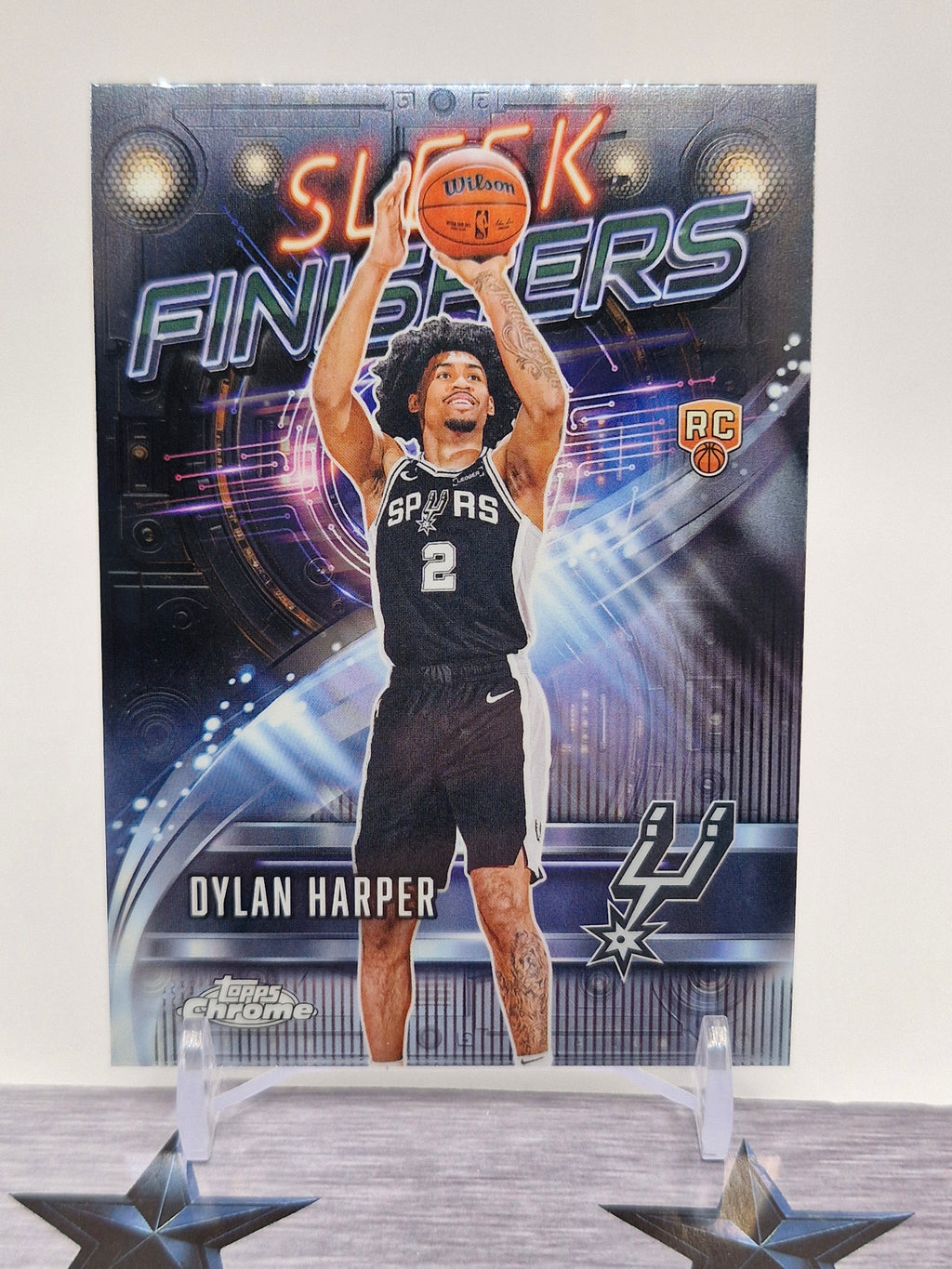 2025-26 Topps Chrome #SF-22 Dylan Harper Sleek Finishers