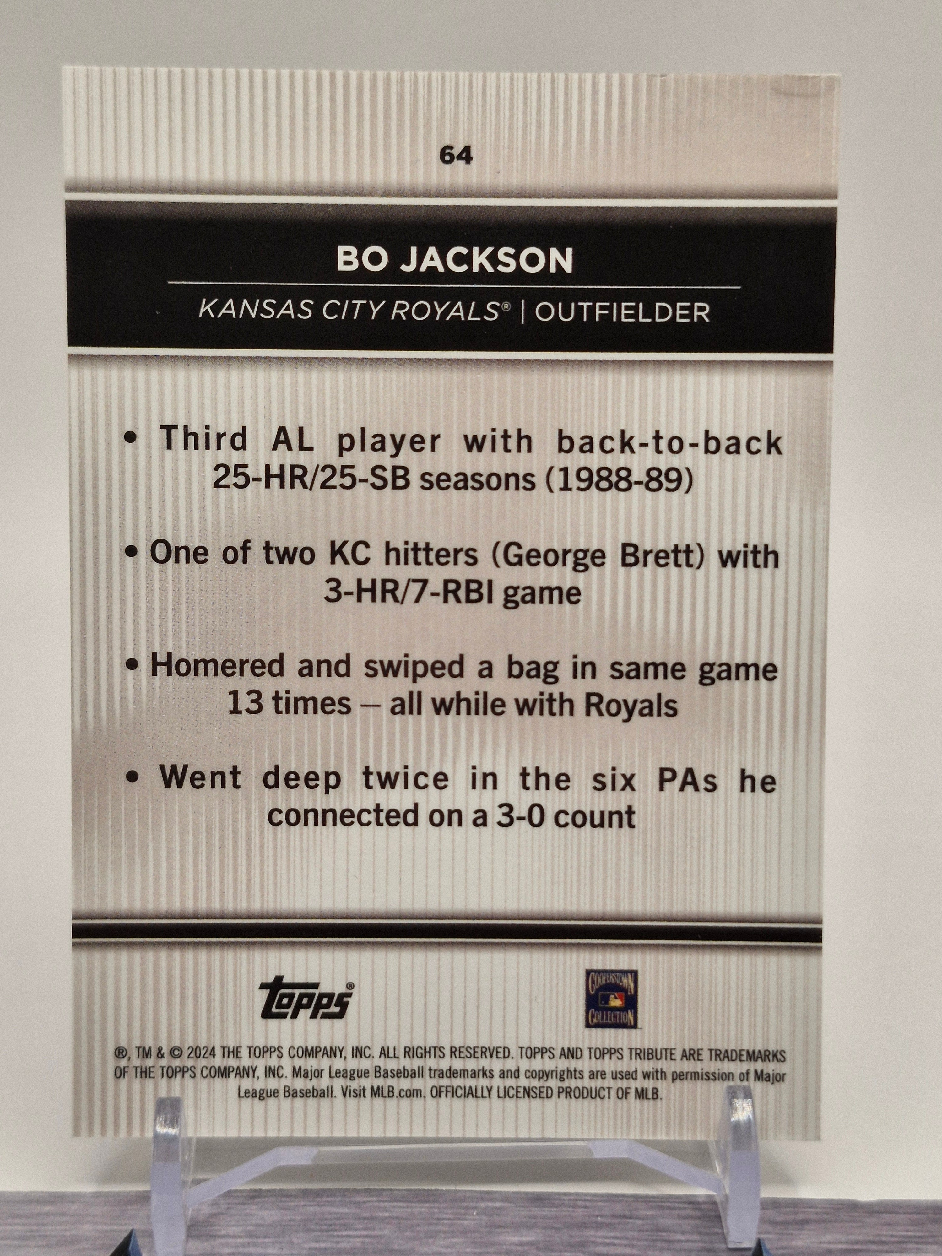 2024 Topps Tribute #64 Bo Jackson