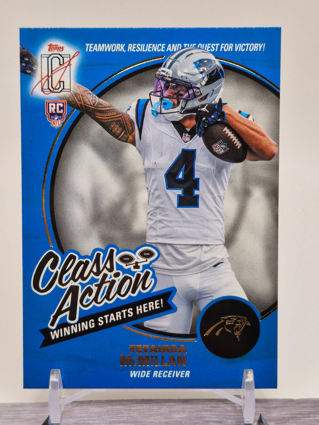 2025 Topps Signature Class #CA-5 Tetairoa McMillan Class Action