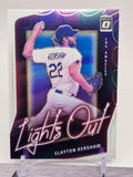 2021 Donruss Optic #LO14 Clayton Kershaw Lights Out Holo