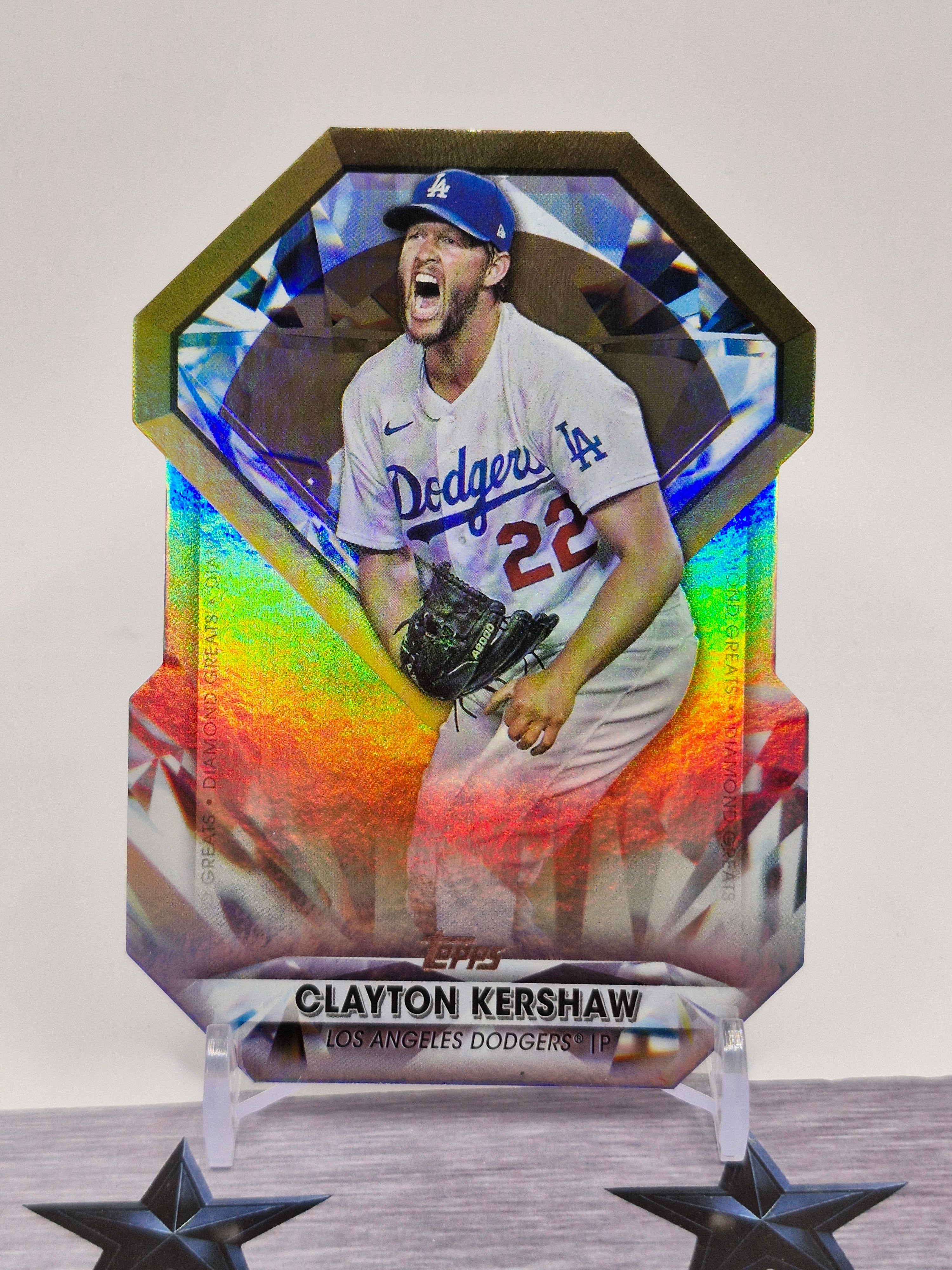 2022 Topps #DGDC-12 Clayton Kershaw Diamond Greats Die Cuts