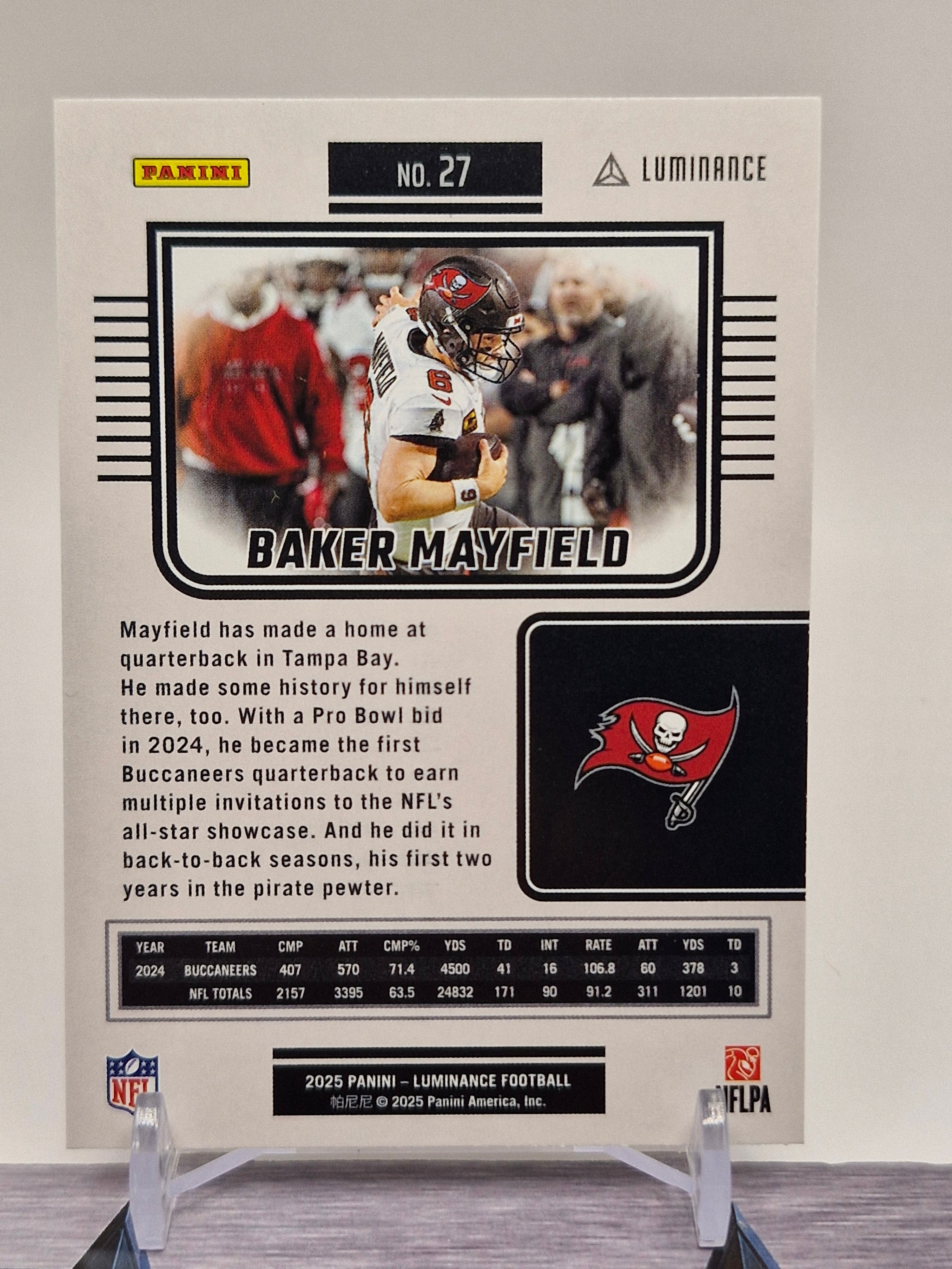 2019 Panini Luminance #27 Baker Mayfield