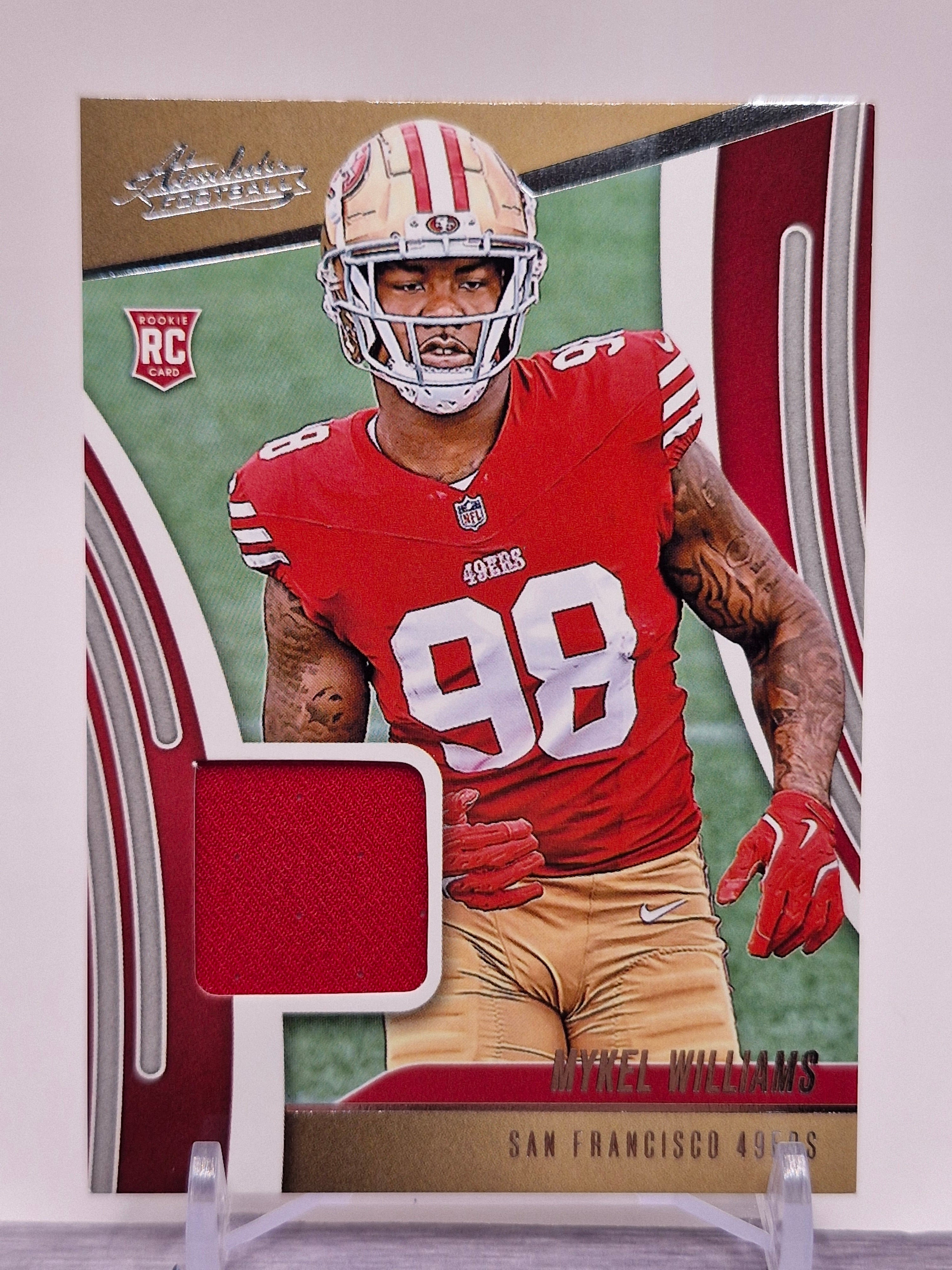2025 Panini Absolute #ARM-MWS Mykel Williams Absolute Rookie Materials