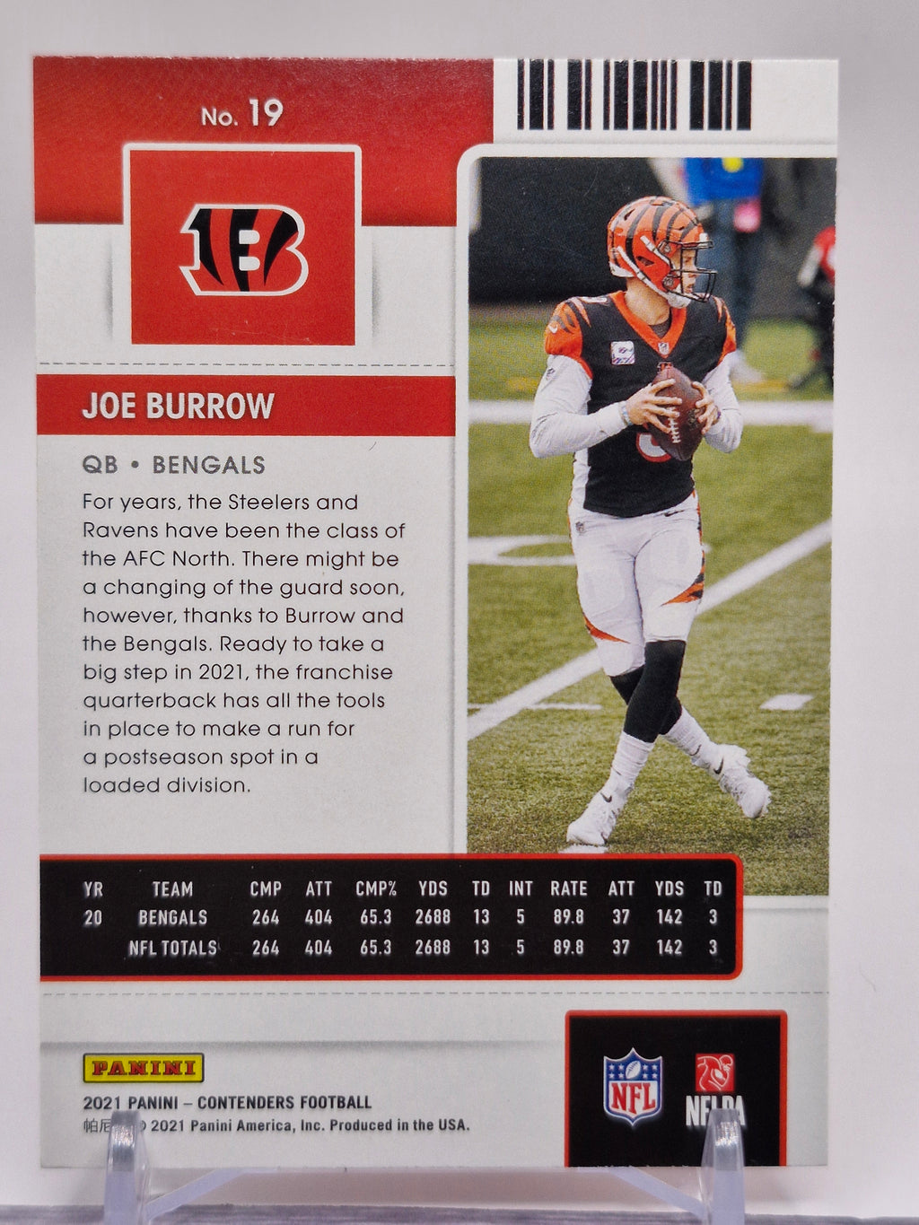 2021 Panini Contenders #19 Joe Burrow