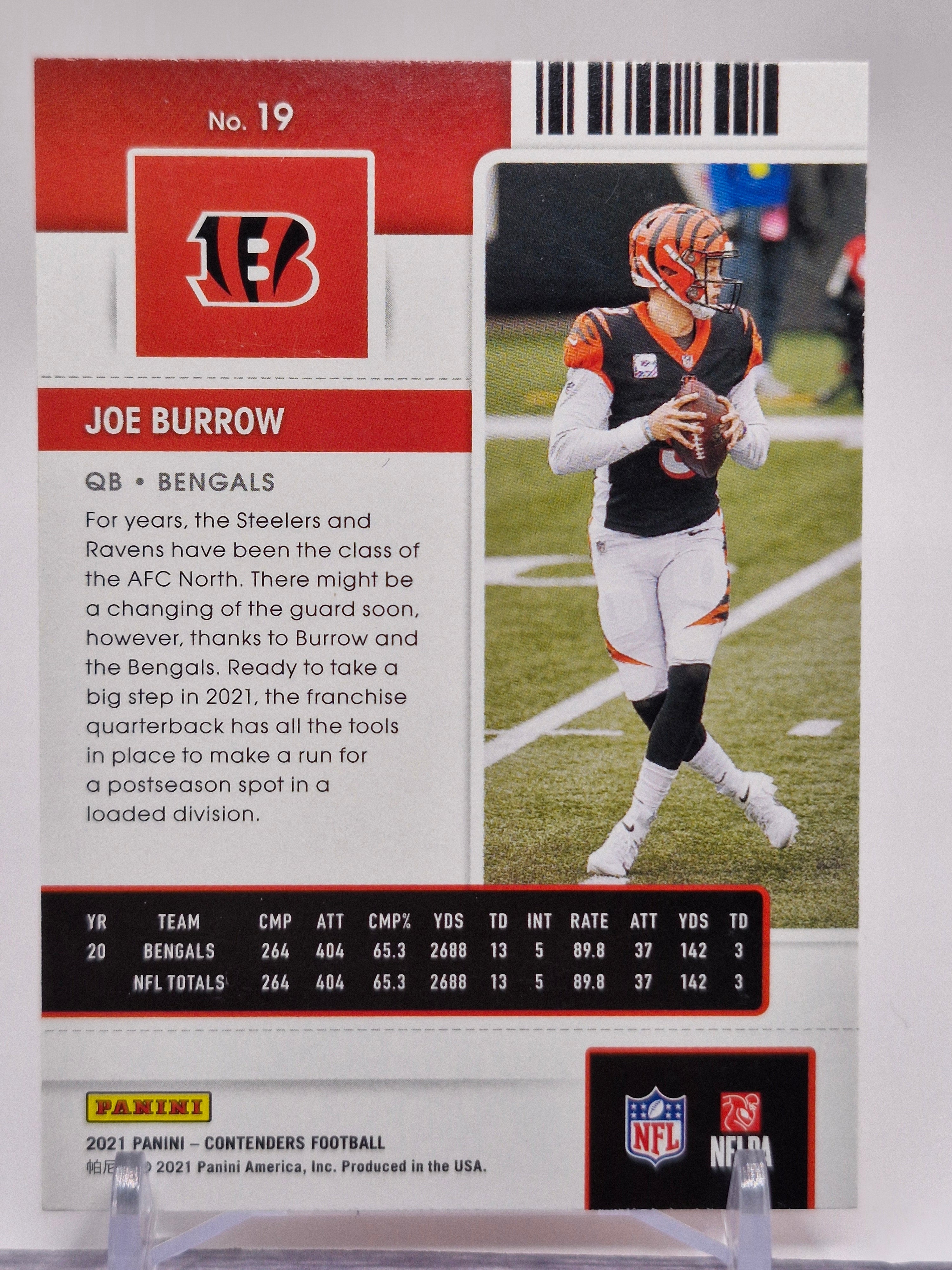 2021 Panini Contenders #19 Joe Burrow