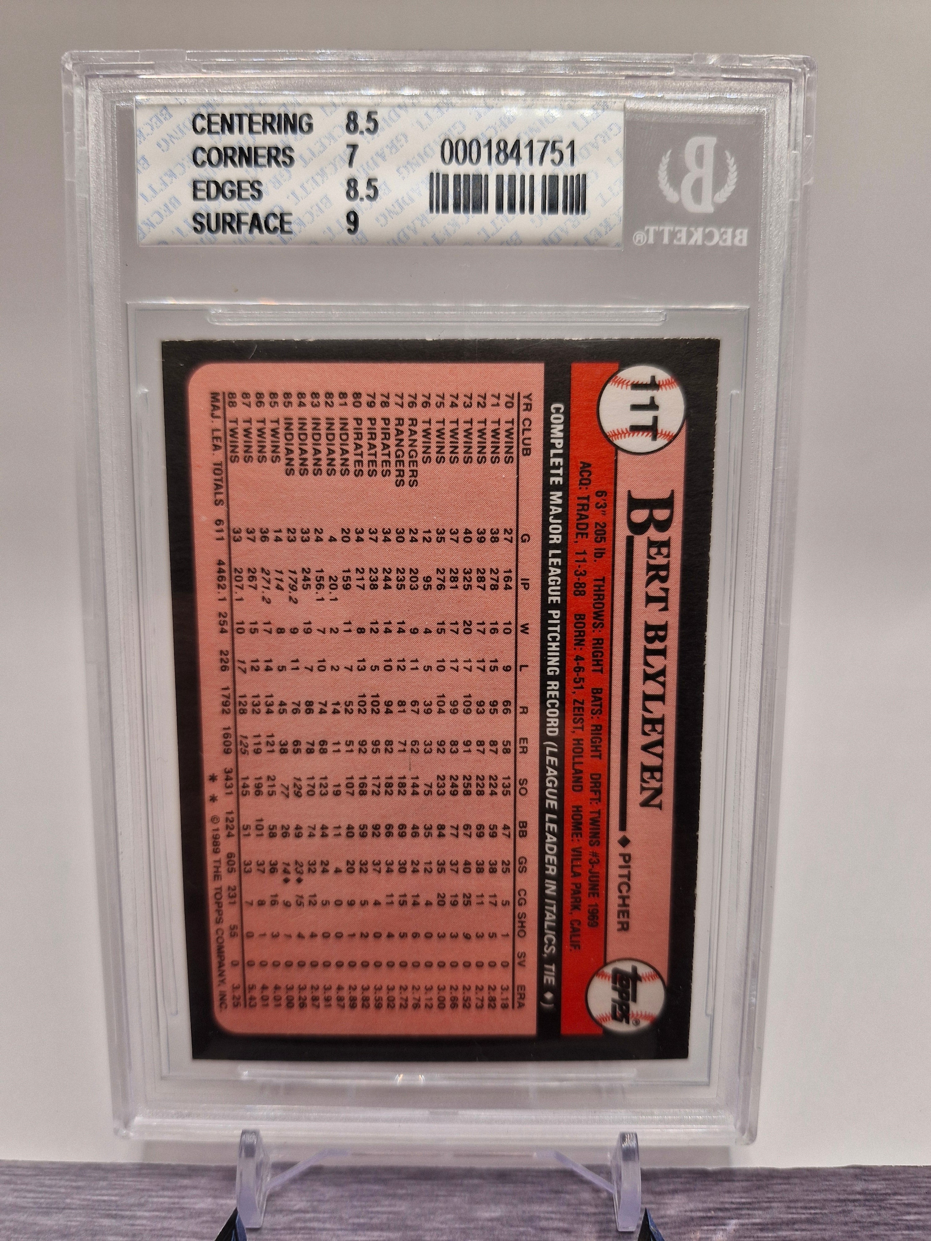 1989 Topps Traded #11T Bert Blyleven