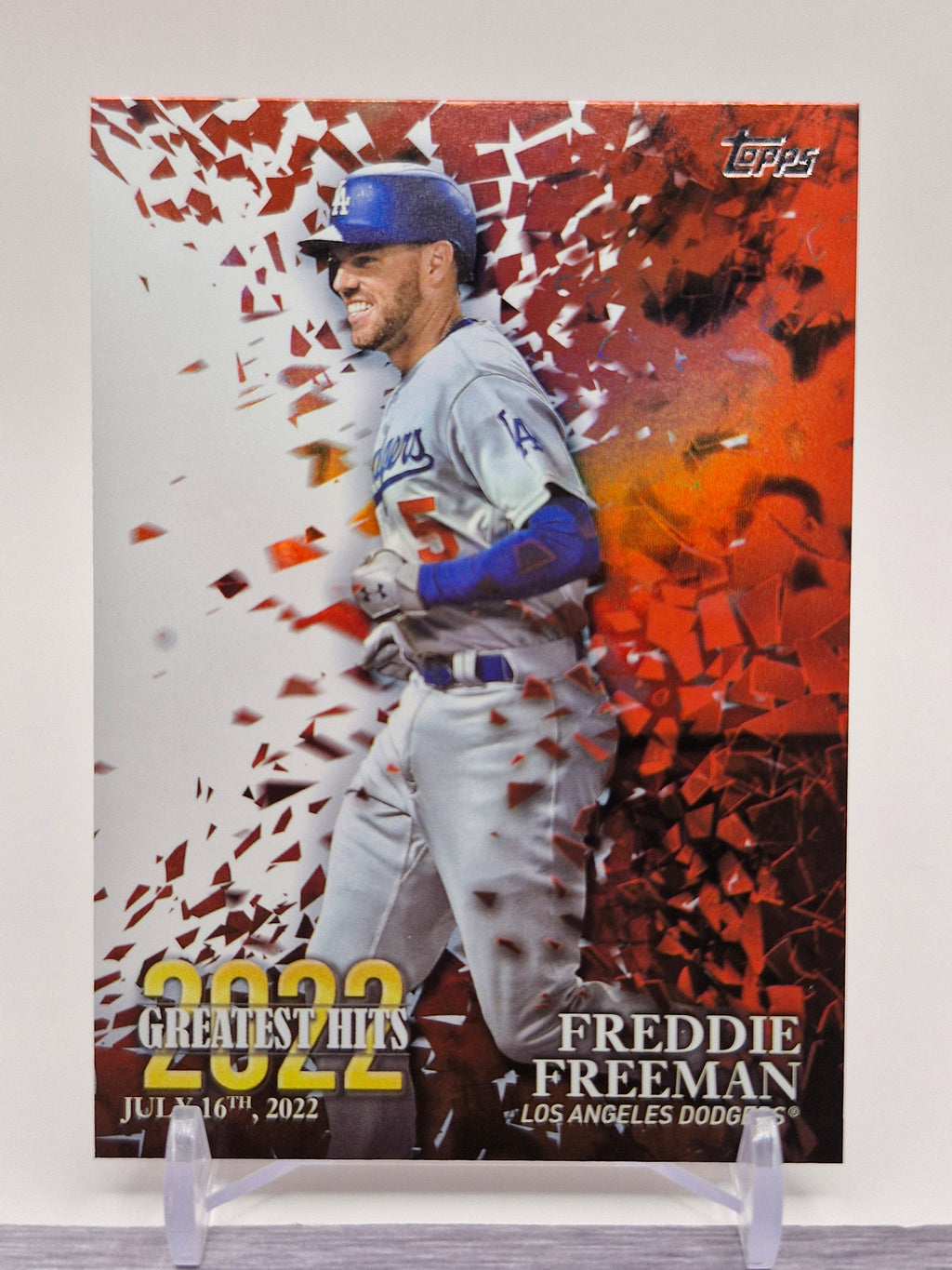 2023 Topps #22GH-8 Freddie Freeman 2022 Greatest Hits