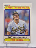 1990 Fleer #629 Jose Canseco