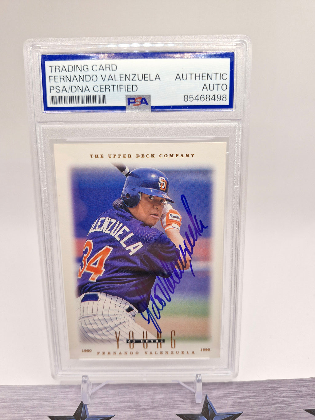 1996 Upper Deck #114 Fernando Valenzuela AUTO PSA/DNA CERTIFIED