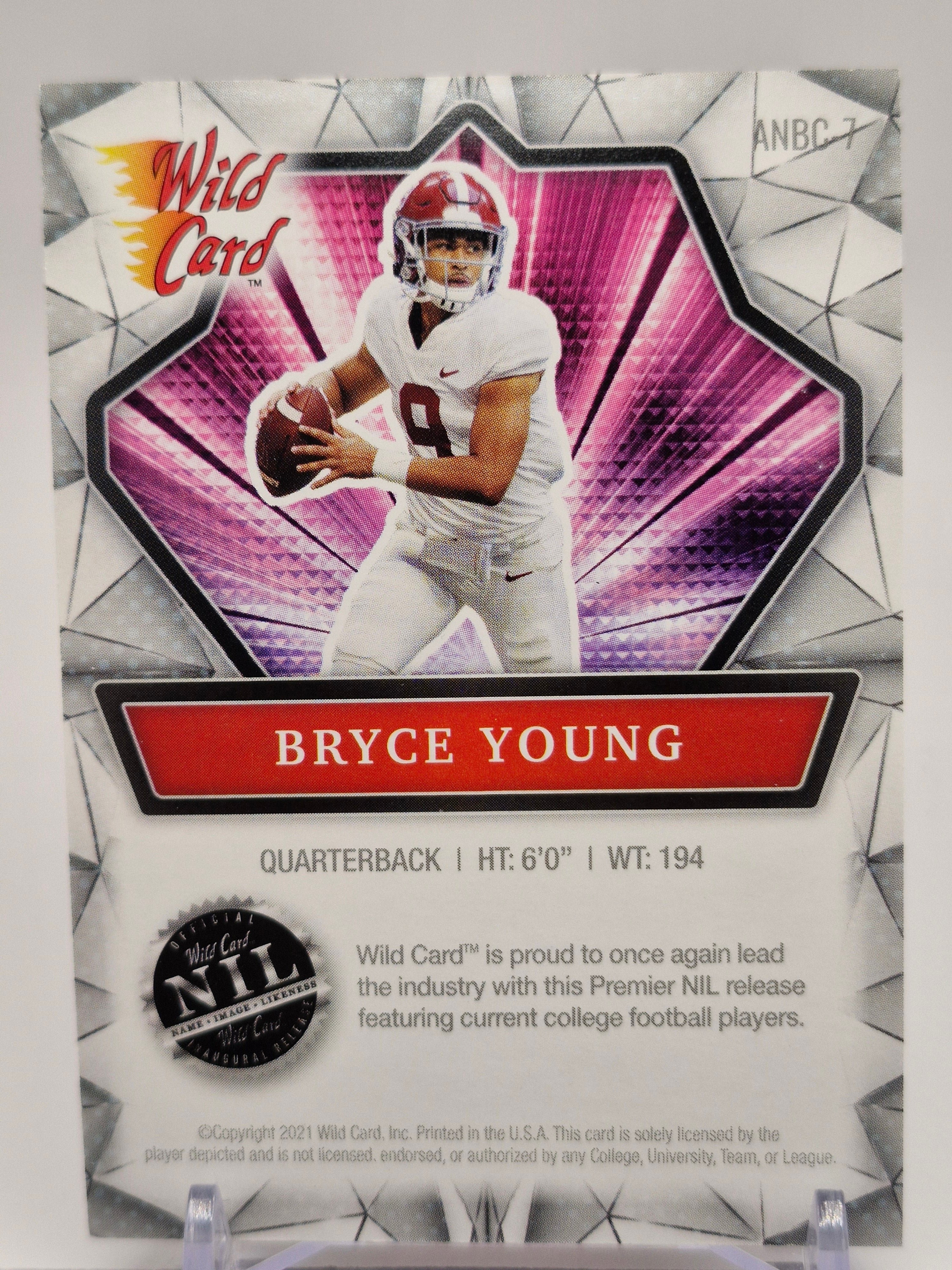 2021 Wild Card Alumination NIL #ANBC-7 Bryce Young