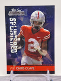 2021 Wild Card Alumination NIL #ANSP-10 Chris Olave Splintered Red
