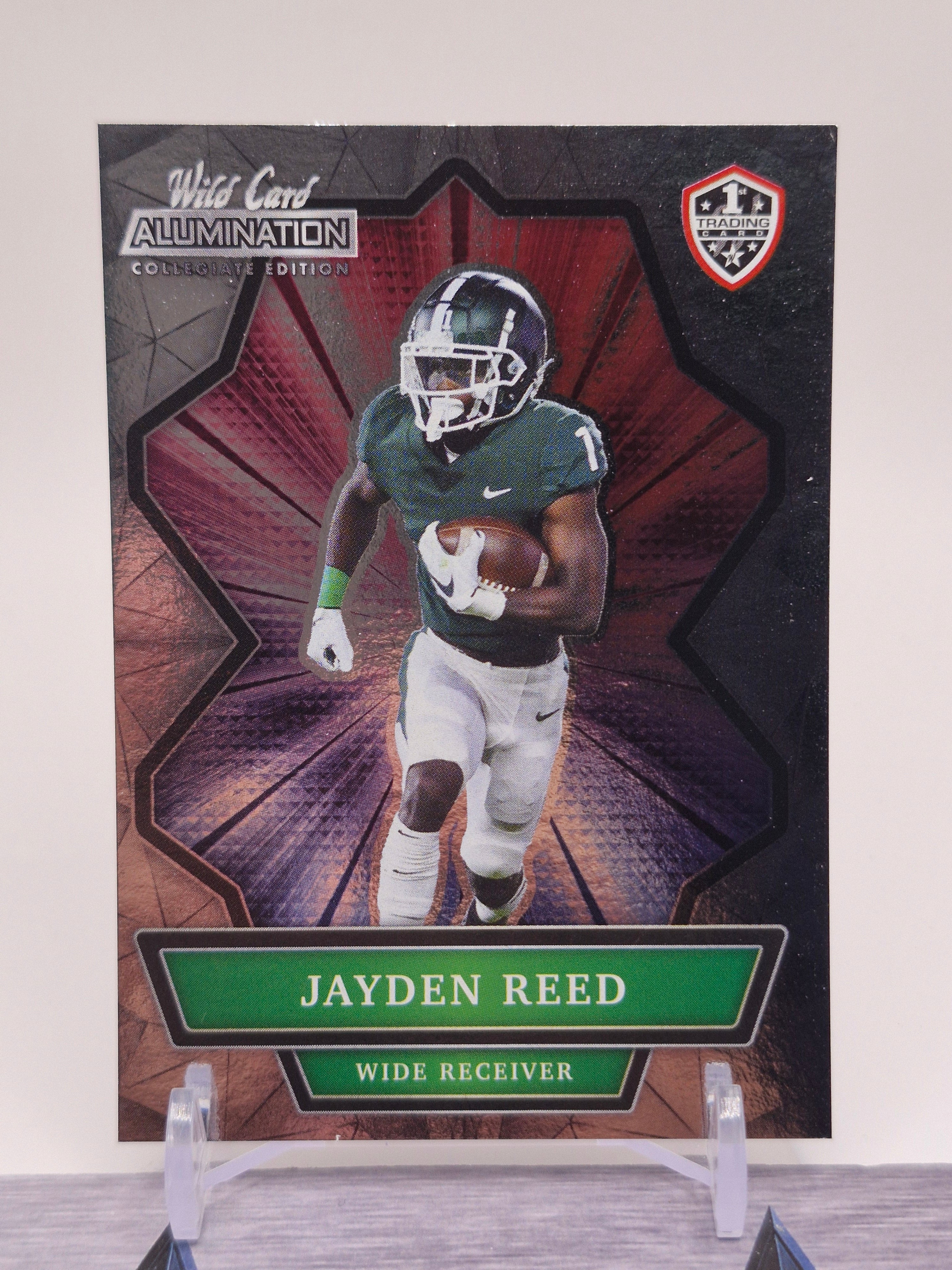2021 Wild Card Alumination NIL #ANBC-36 Jayden Reed 5 Stripe Retail