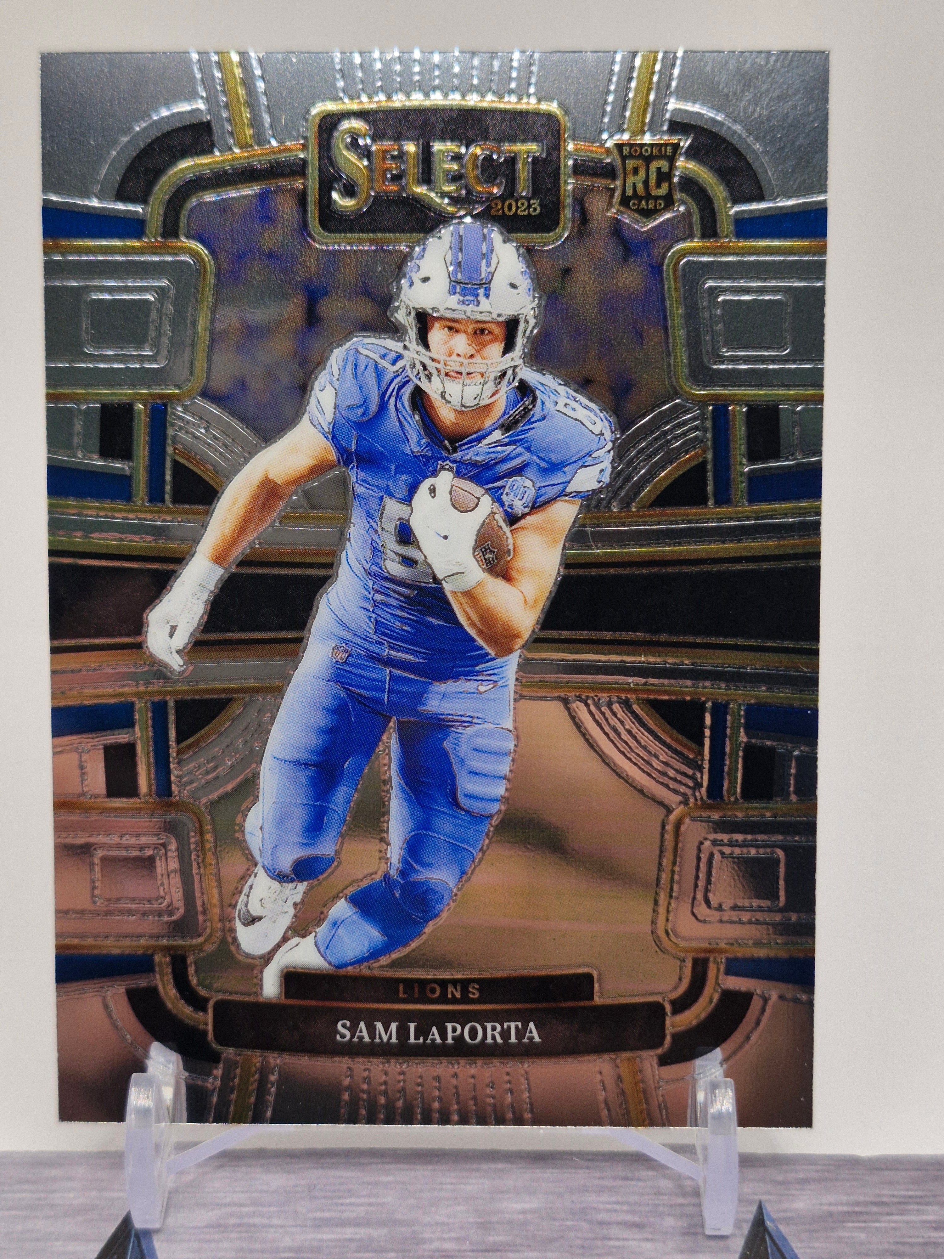 2023 Panini Select #35 Sam LaPorta Silver Prizms