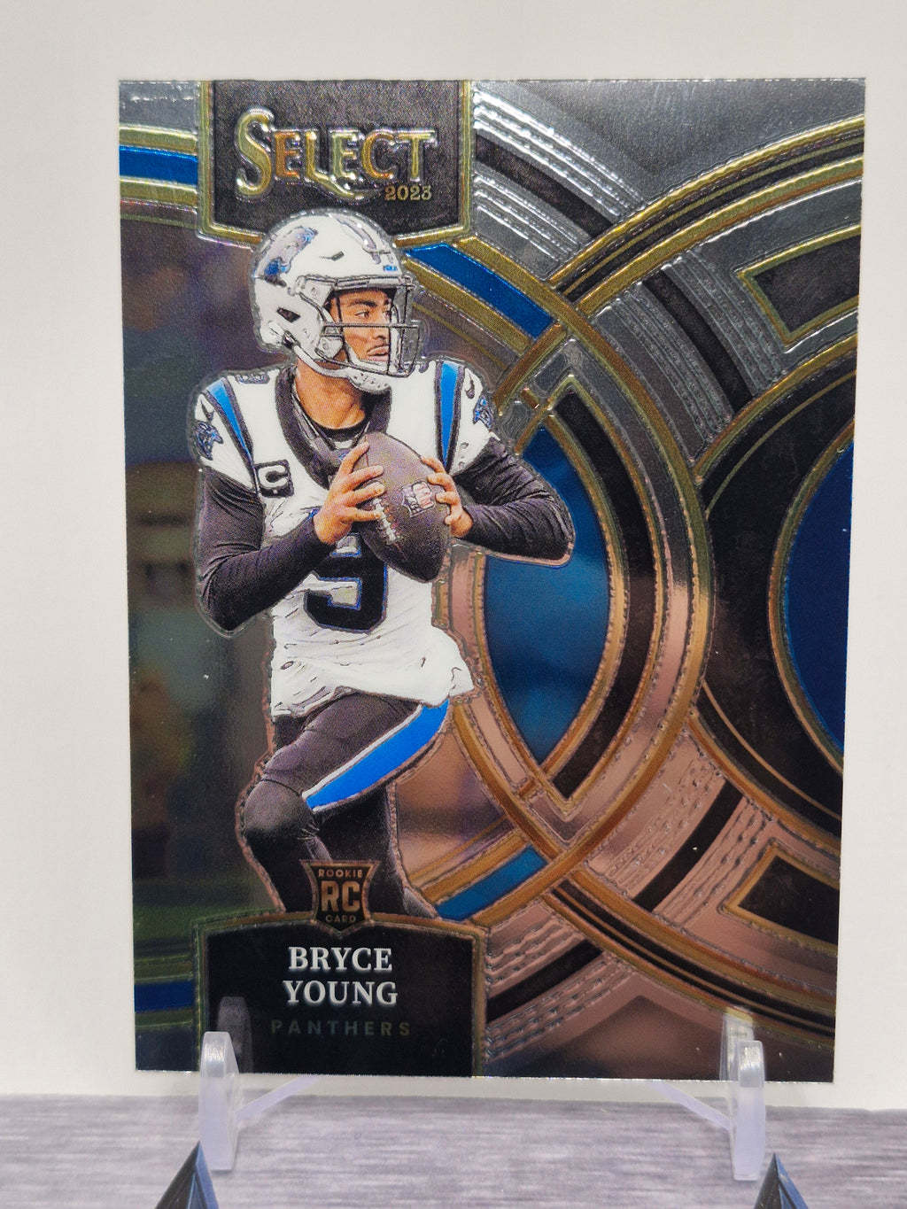 2023 Panini Select #167 Bryce Young Silver Prizms Die Cuts