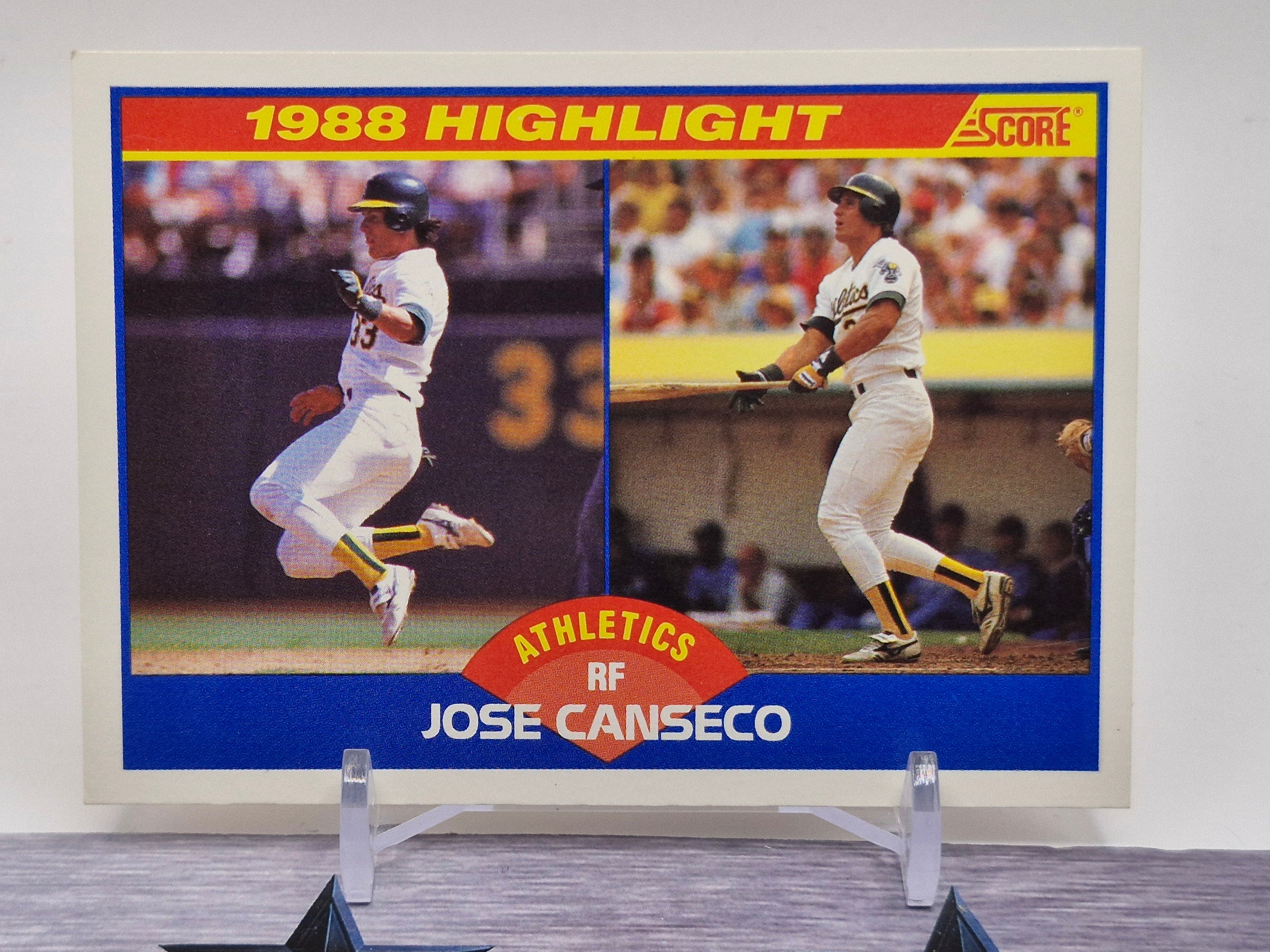 1989 Score #655 Jose Canseco