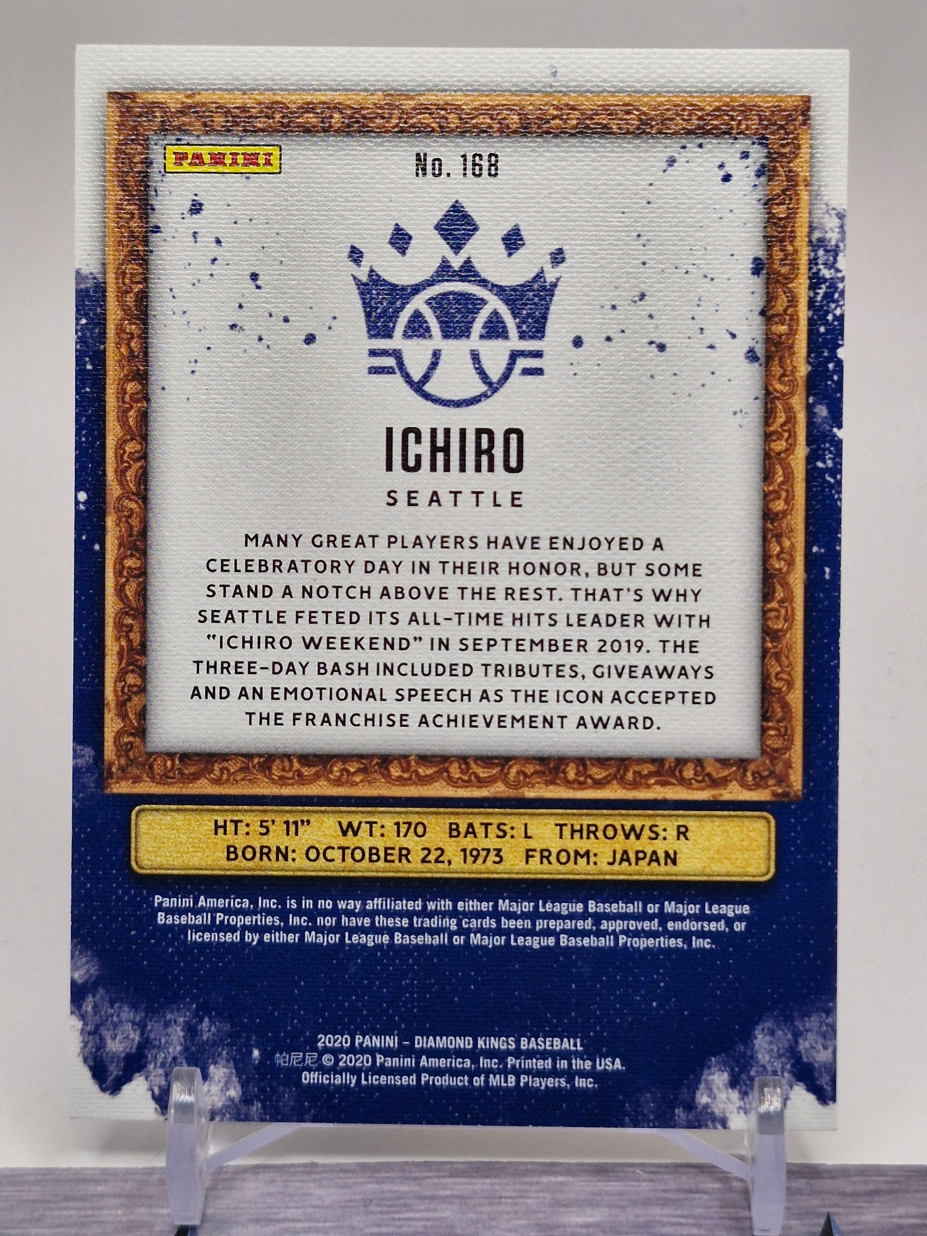 2020 Panini Diamond Kings #168 Ichiro