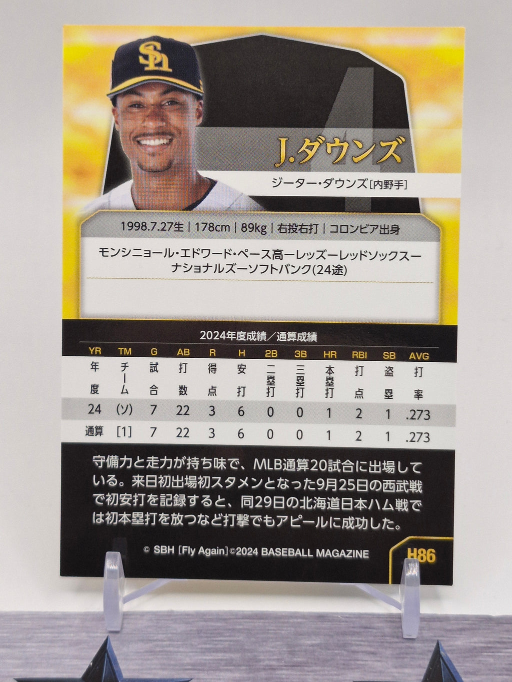 BBM #H86 Jeter Downs