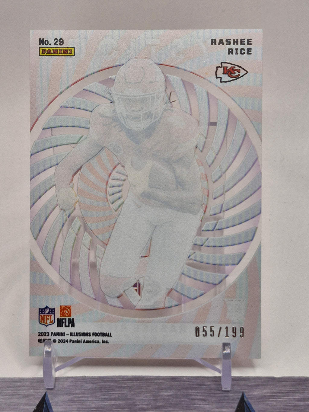 2023 Panini Illusions #29 Rashee Rice Mystique Red #/199