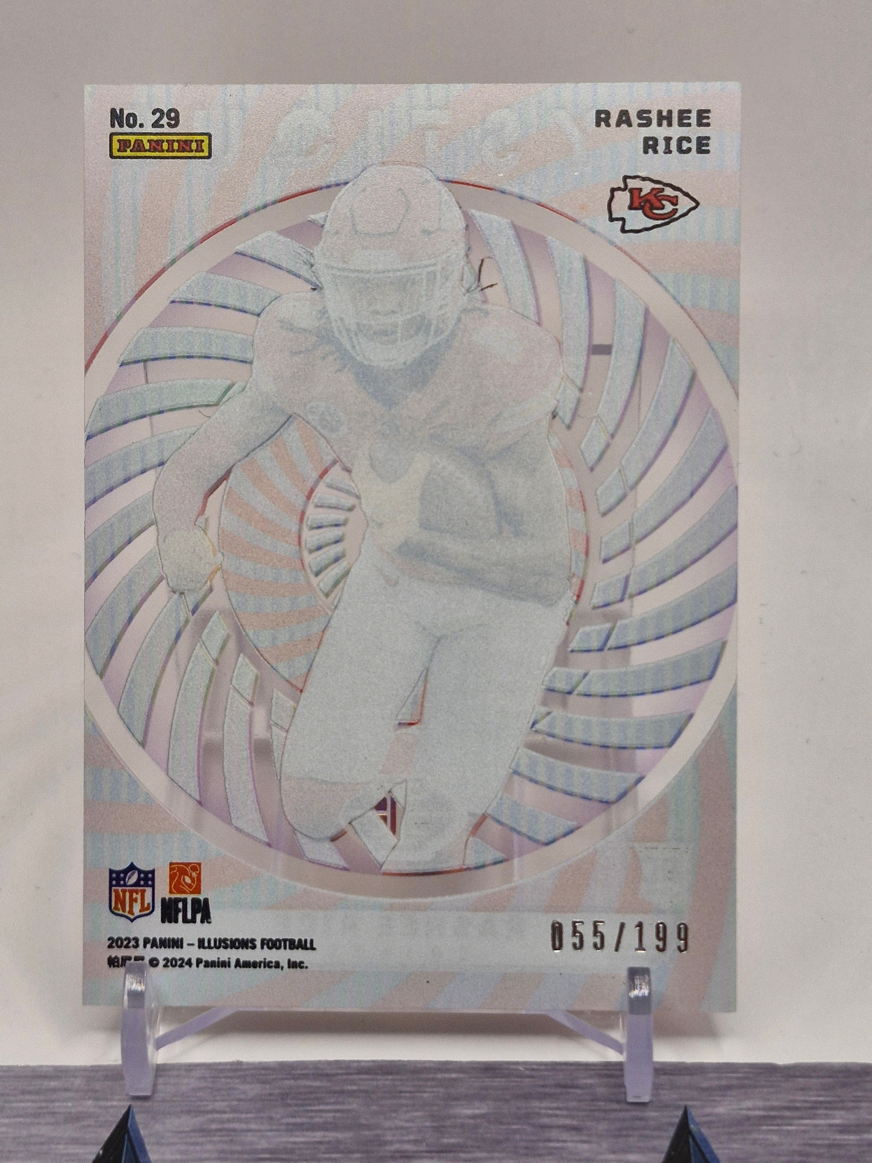 2023 Panini Illusions #29 Rashee Rice Mystique Red #/199
