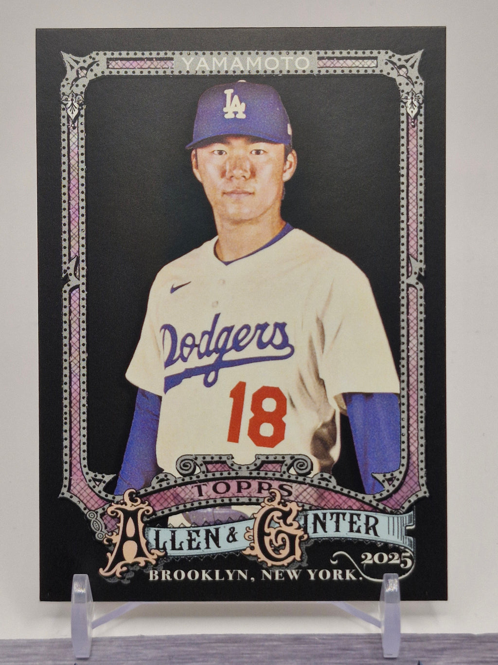 2025 Topps Allen & Ginter X #138 Yoshinobu Yamamoto