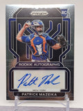 2022 Panini Prizm #RA-JI Patrick Mazeika Rookie Autographs Red Prizm RC