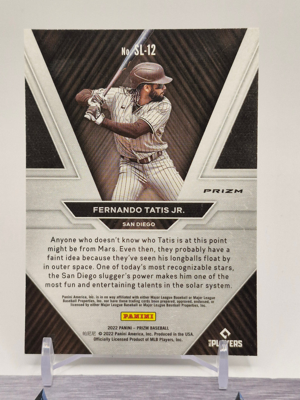 2022 Panini Prizm #SL-12 Fernando Tatis Jr. Sluggers Silver Prizm