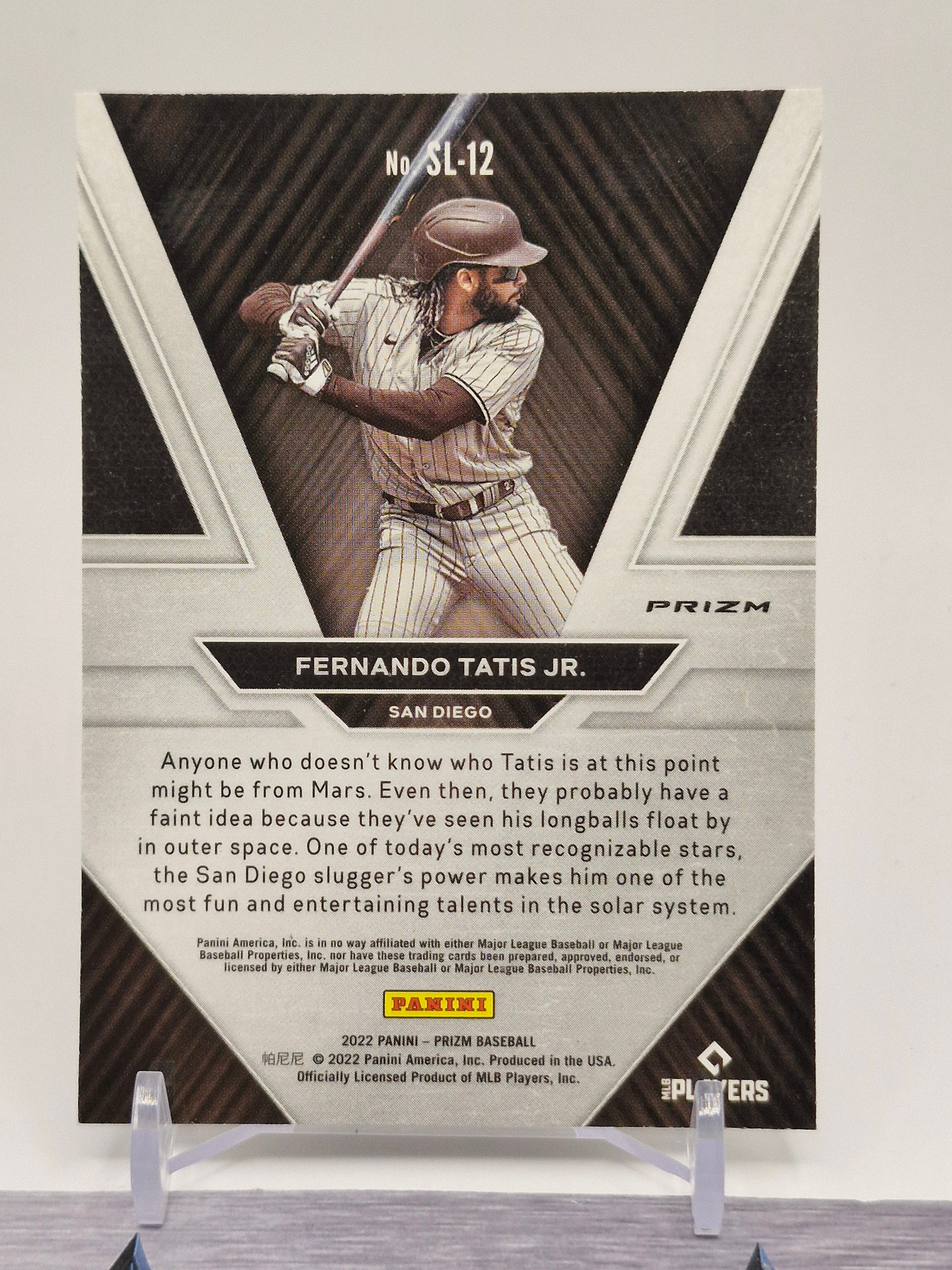 2022 Panini Prizm #SL-12 Fernando Tatis Jr. Sluggers Silver Prizm