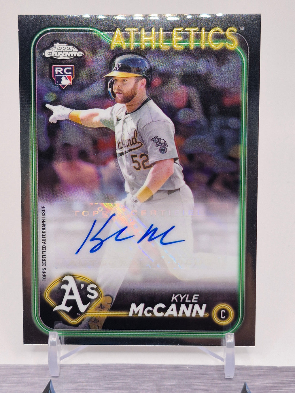 2024 Topps Chrome Update #AC-KMC Kyle McCann Autographs Refractors
