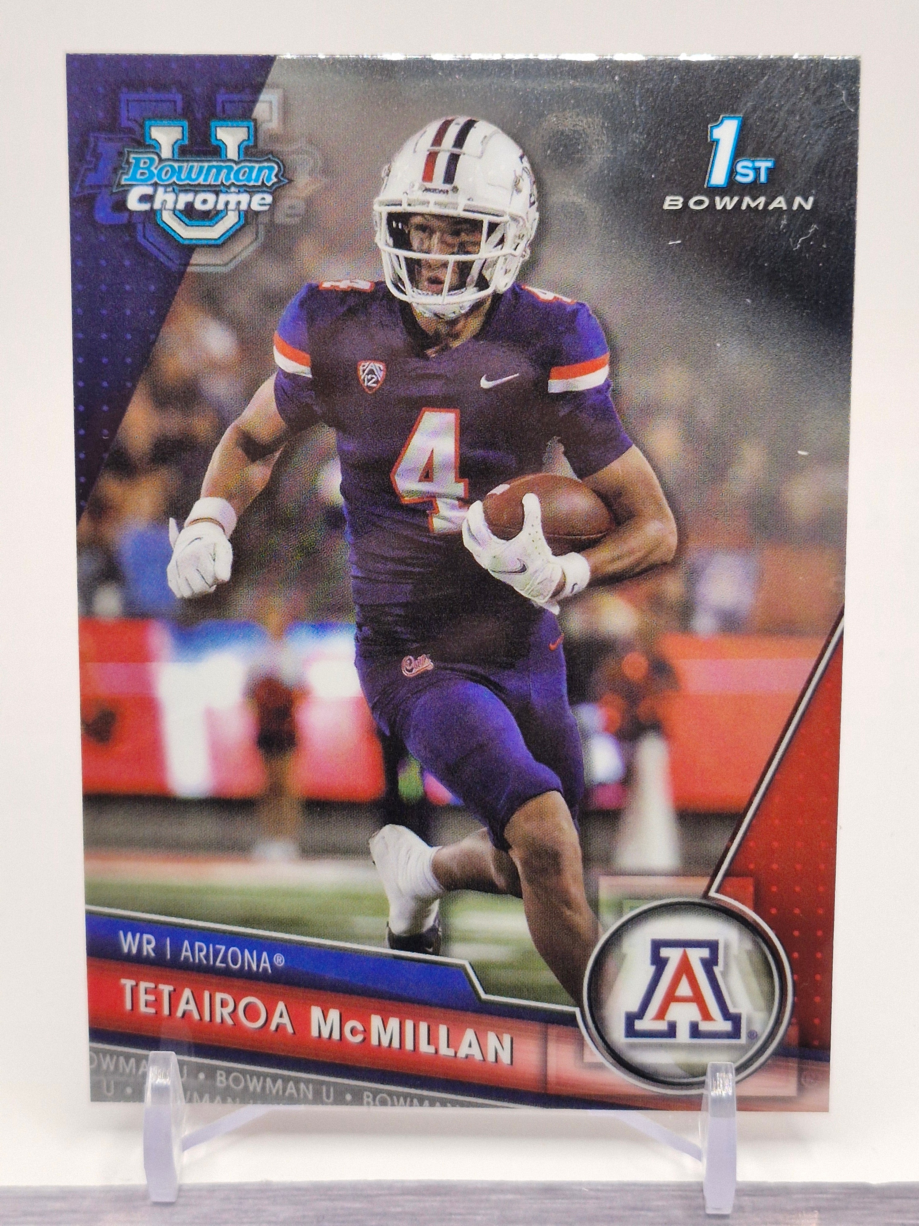 2023 Bowman University Chrome #68 Tetairoa McMillan Refractor