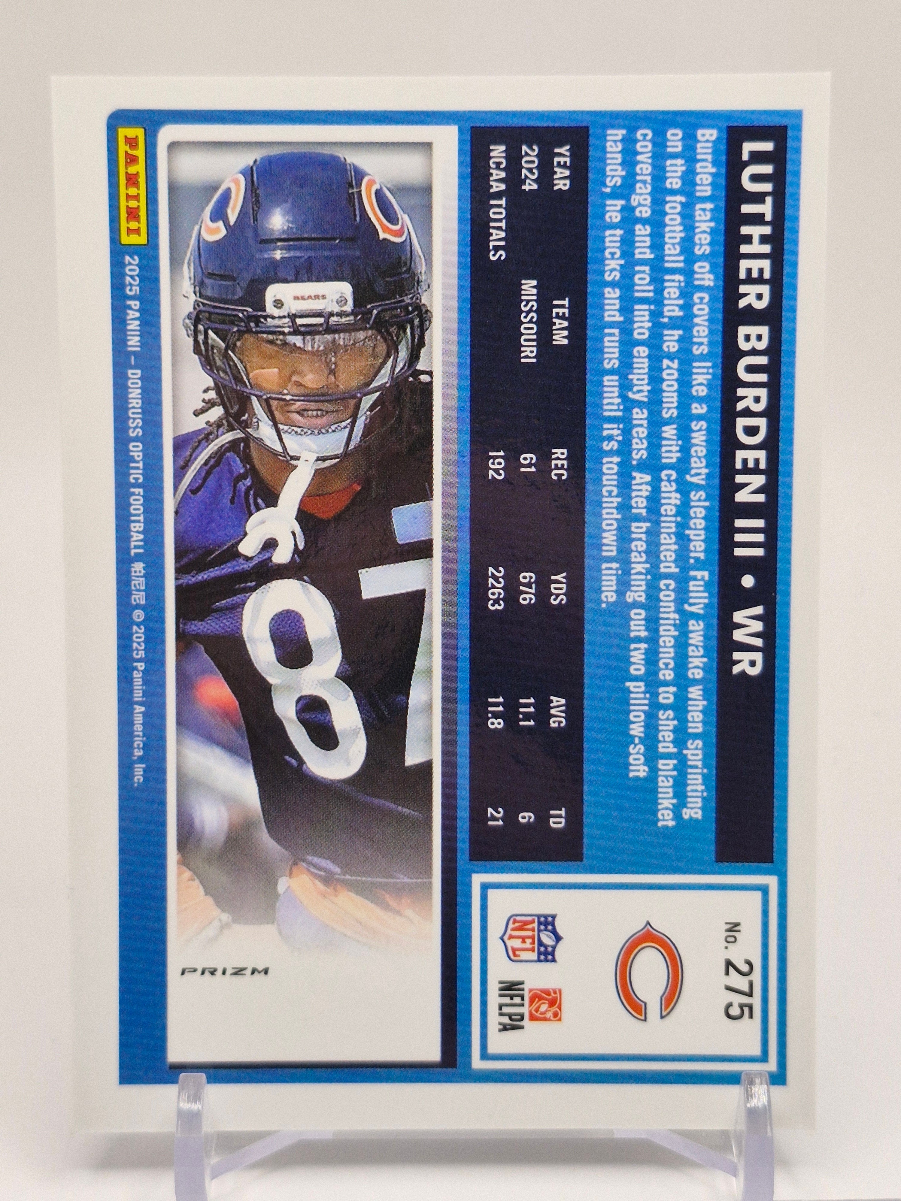 2025 Donruss Optic #275 Luther Burden III