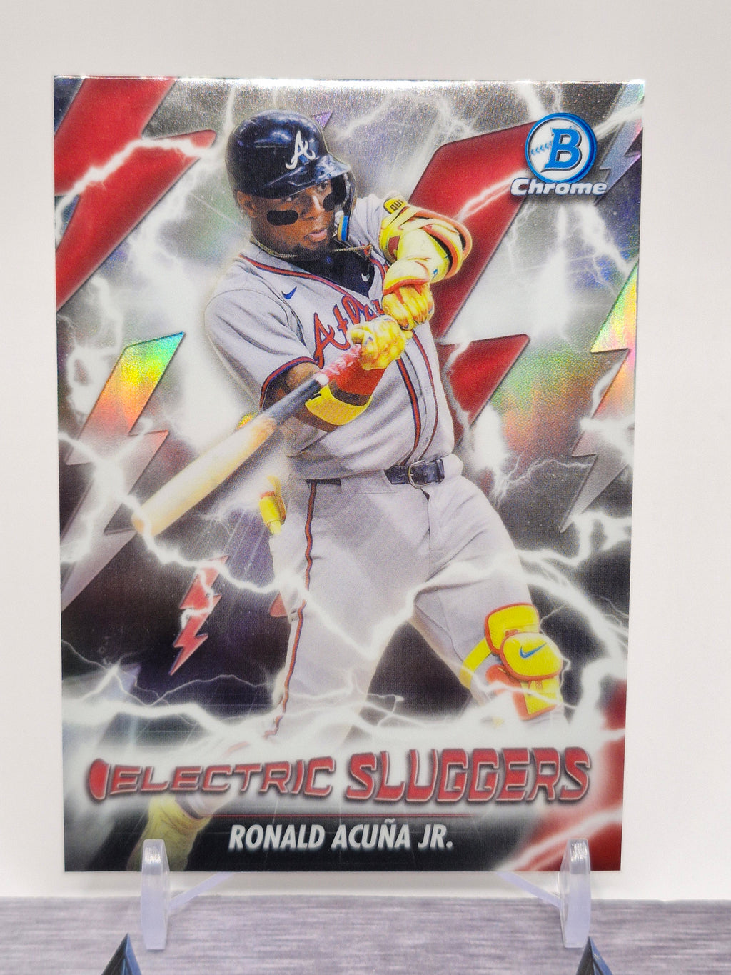 2026 Bowman #ES-8 Ronald Acuña Jr. Electric Sluggers