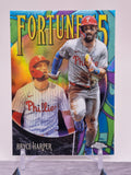 2025 Topps Chrome #F15-6 Bryce Harper Fortune 15 Green Refractor